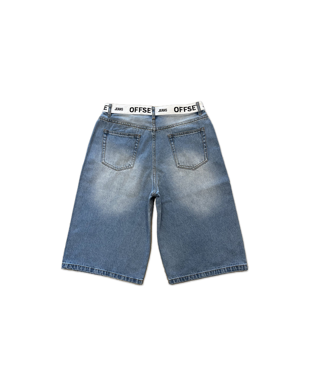 Tommy Baggy Denim Shorts (Blue)