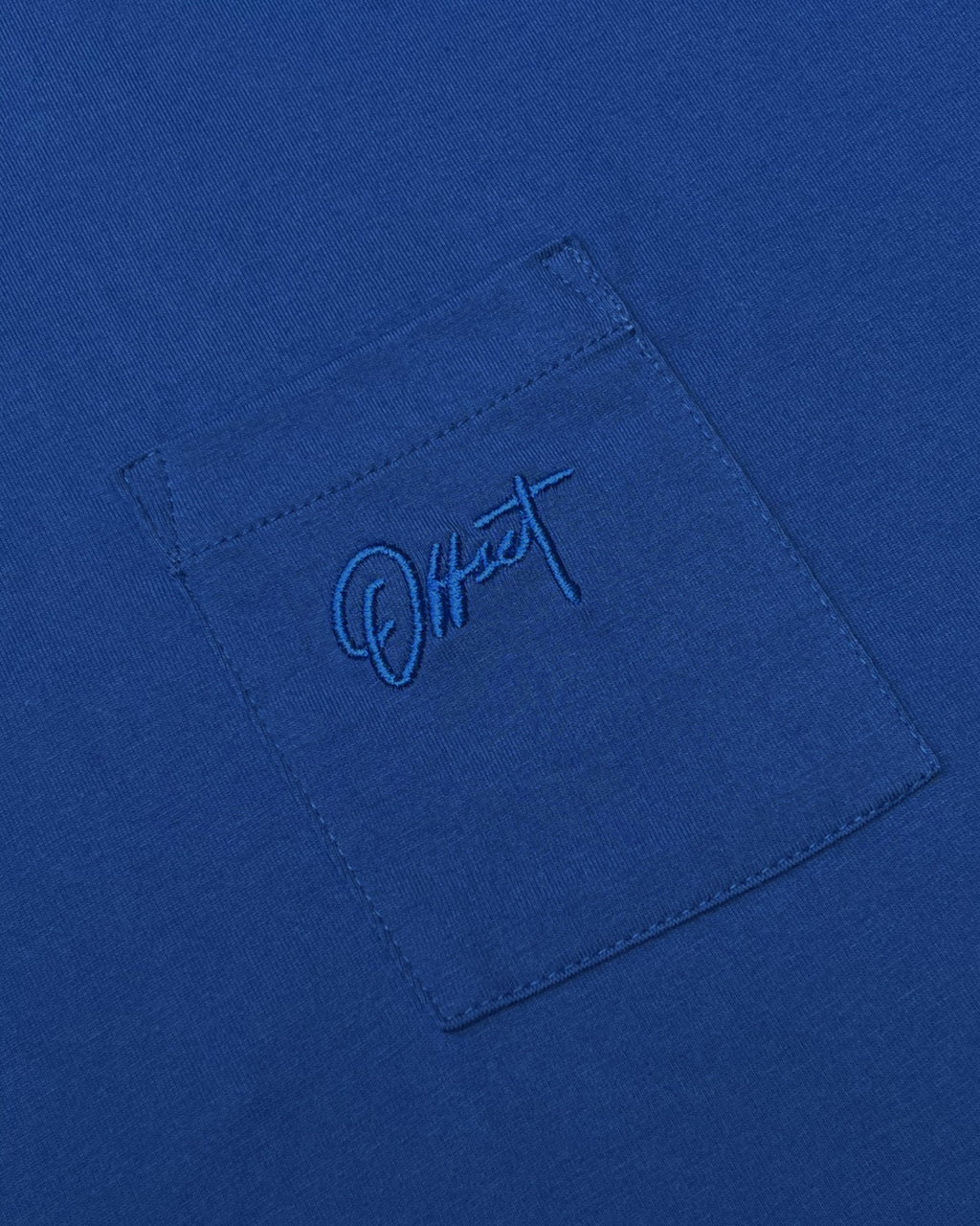 Basic Cropped Pocket Tee S/S (Royal Blue)