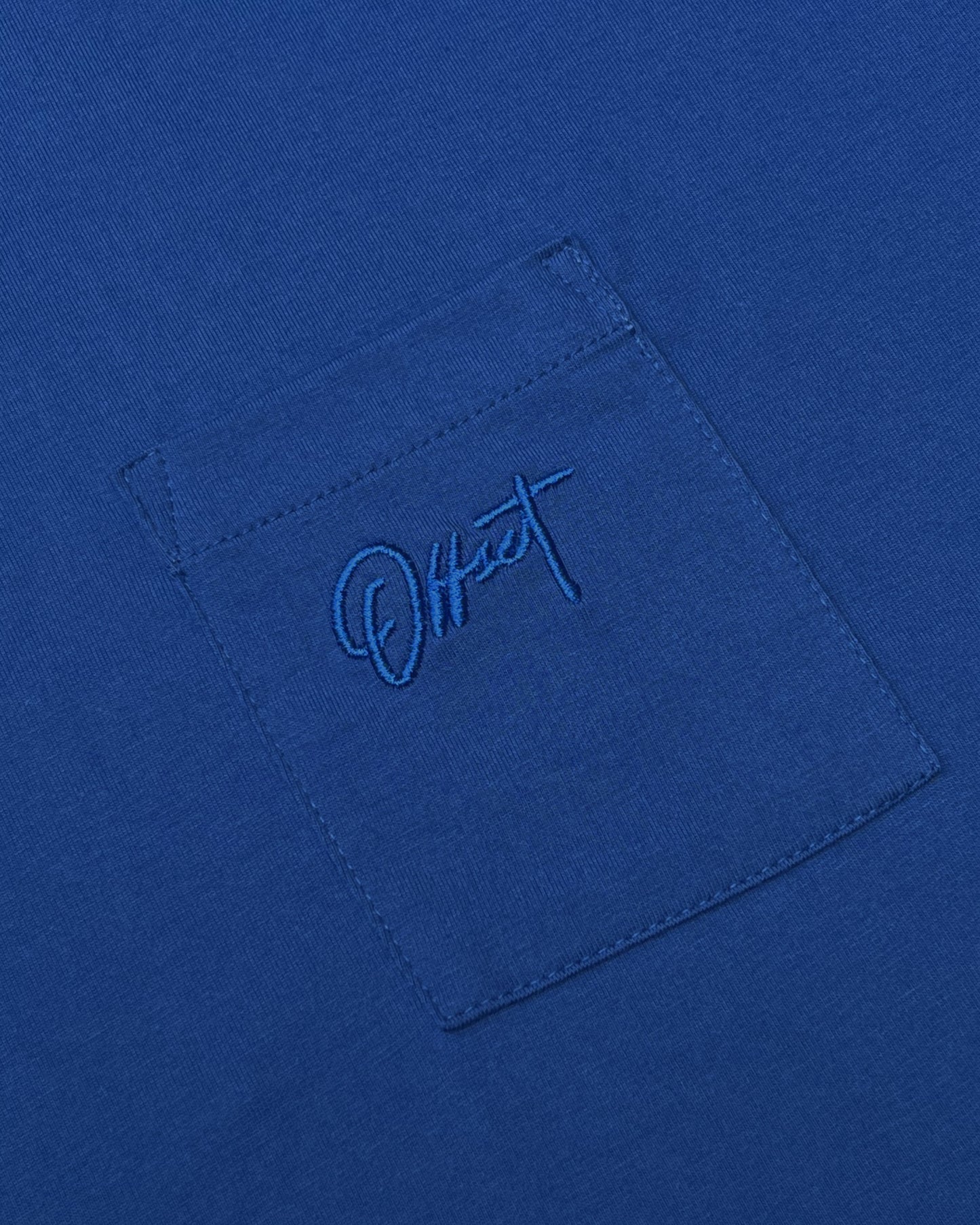 Basic Cropped Pocket Tee S/S (Royal Blue)