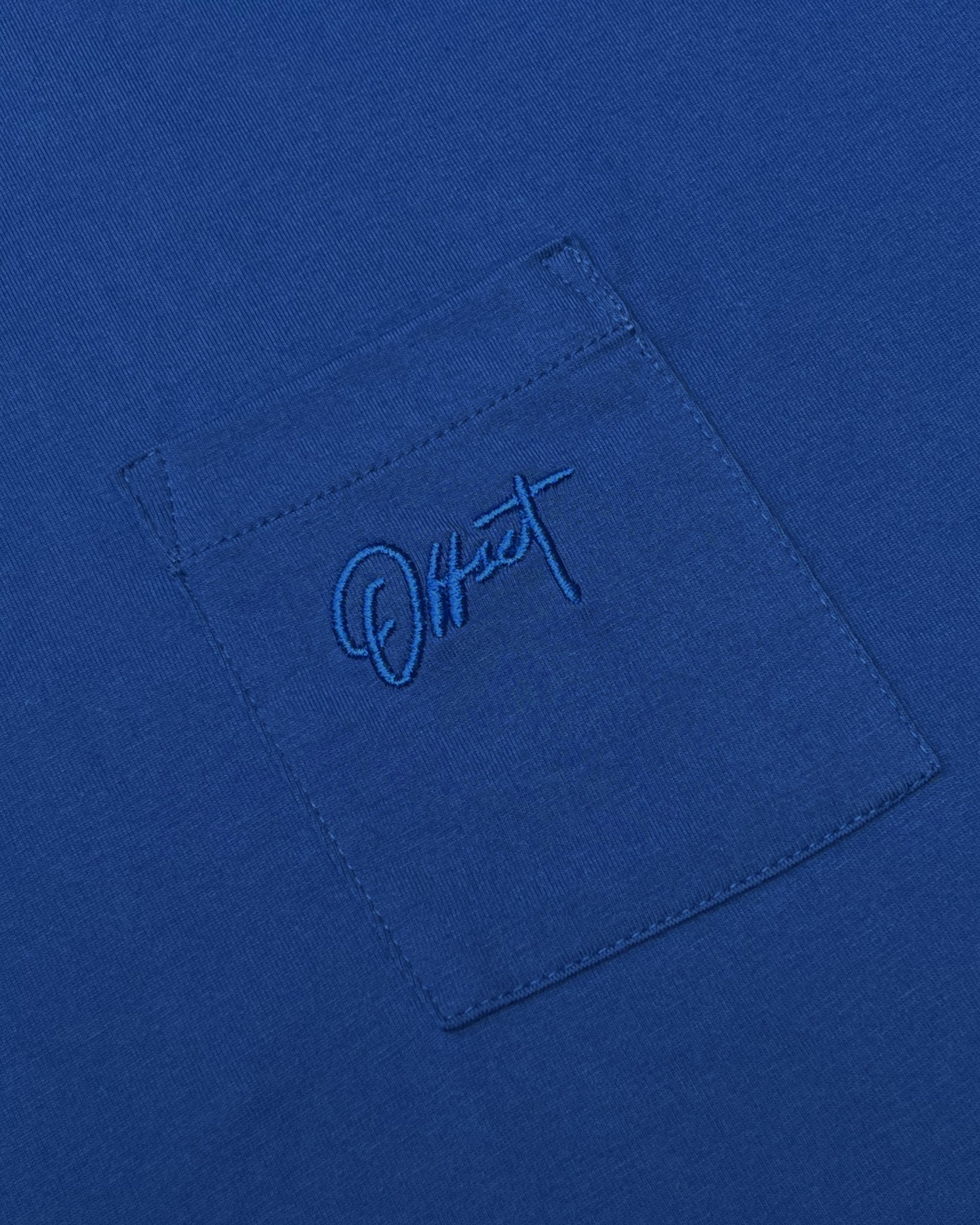 Basic Cropped Pocket Tee S/S (Royal Blue)