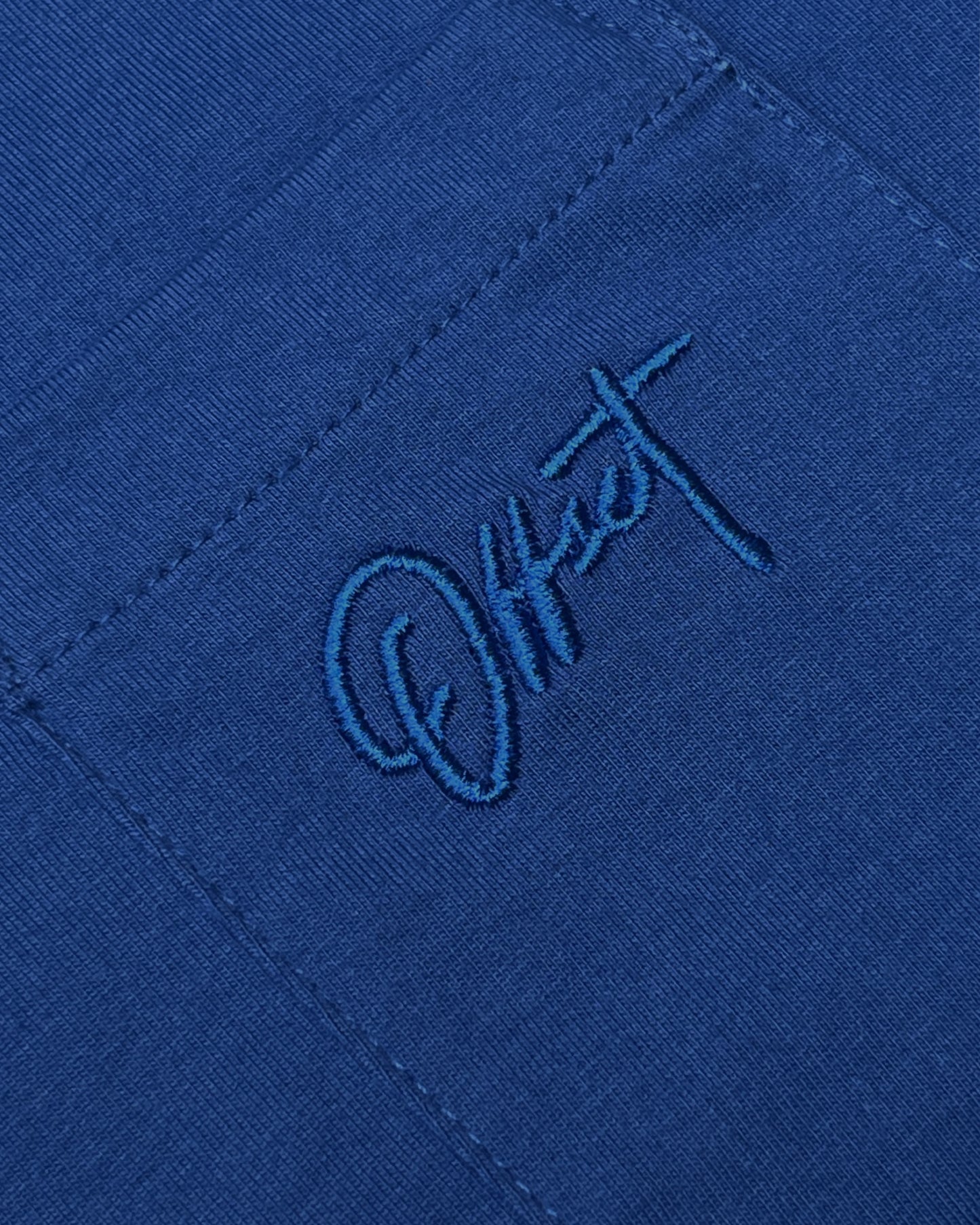 Basic Cropped Pocket Tee S/S (Royal Blue)