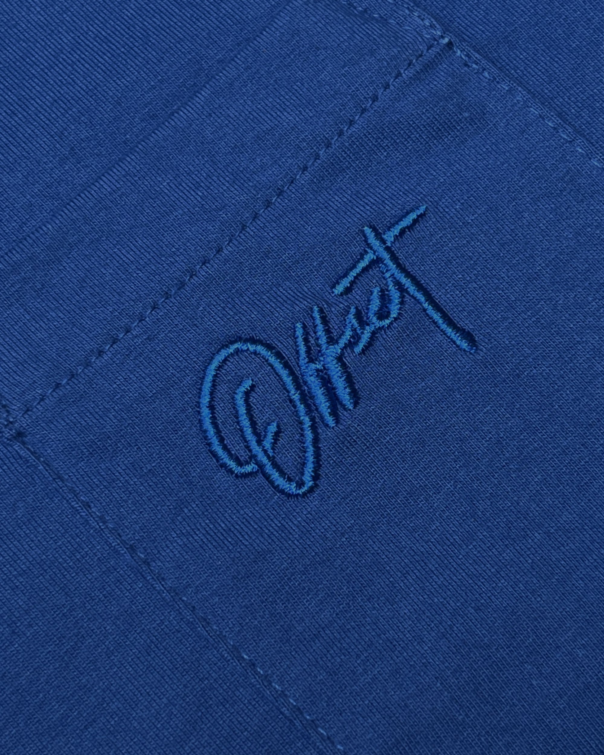 Basic Cropped Pocket Tee S/S (Royal Blue)