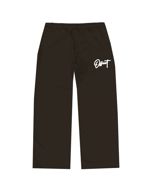 Signature V2 Baggy Sweatpants (Brown)