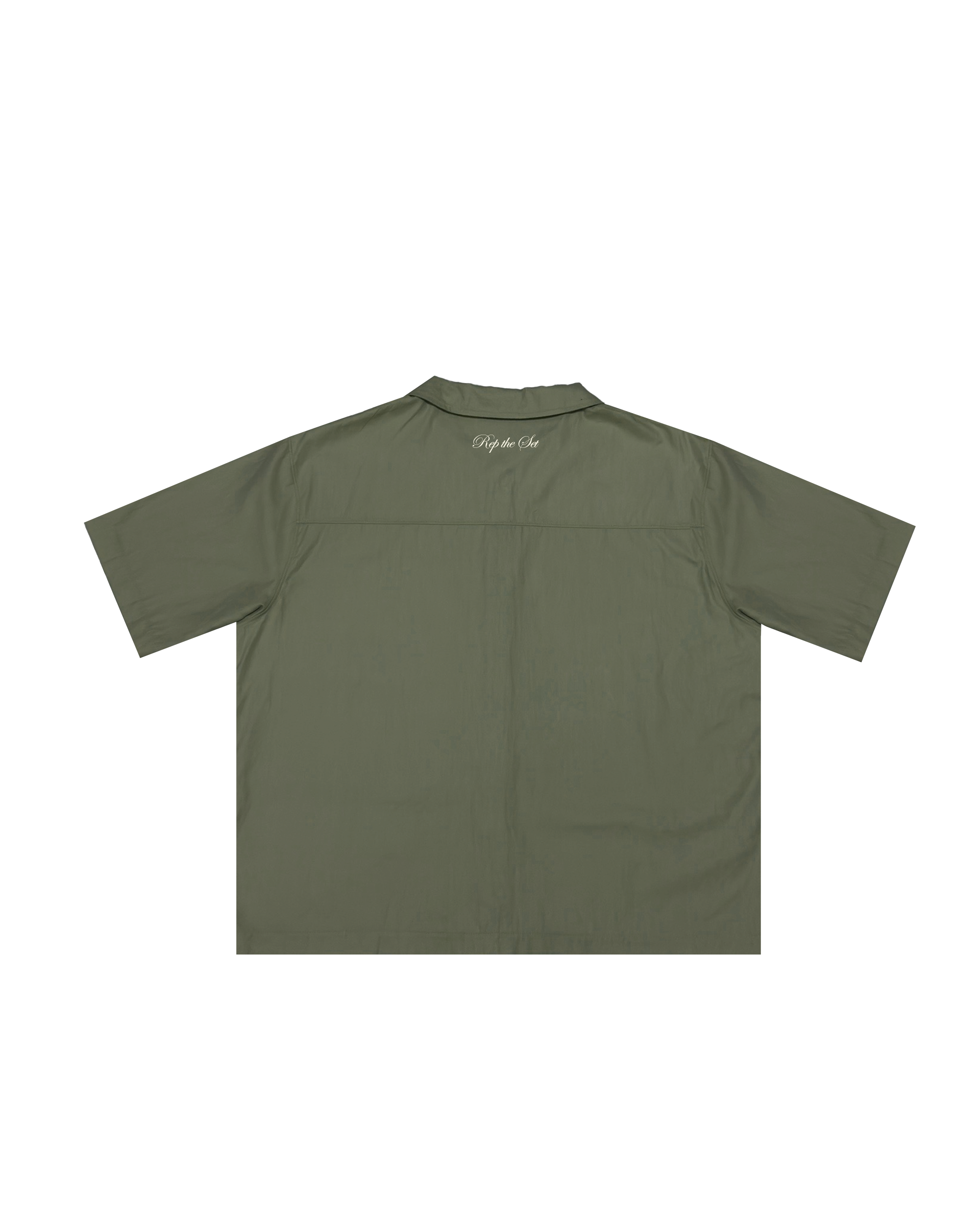 Cropped Polo S/S (Olive Green)