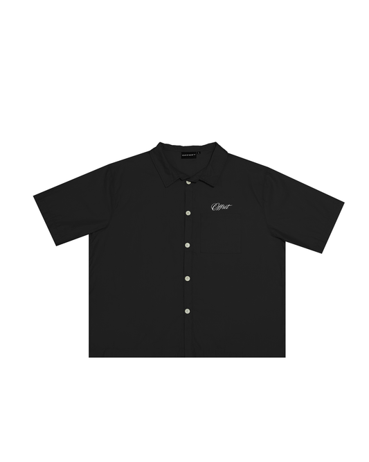 Cropped Polo S/S (Black)