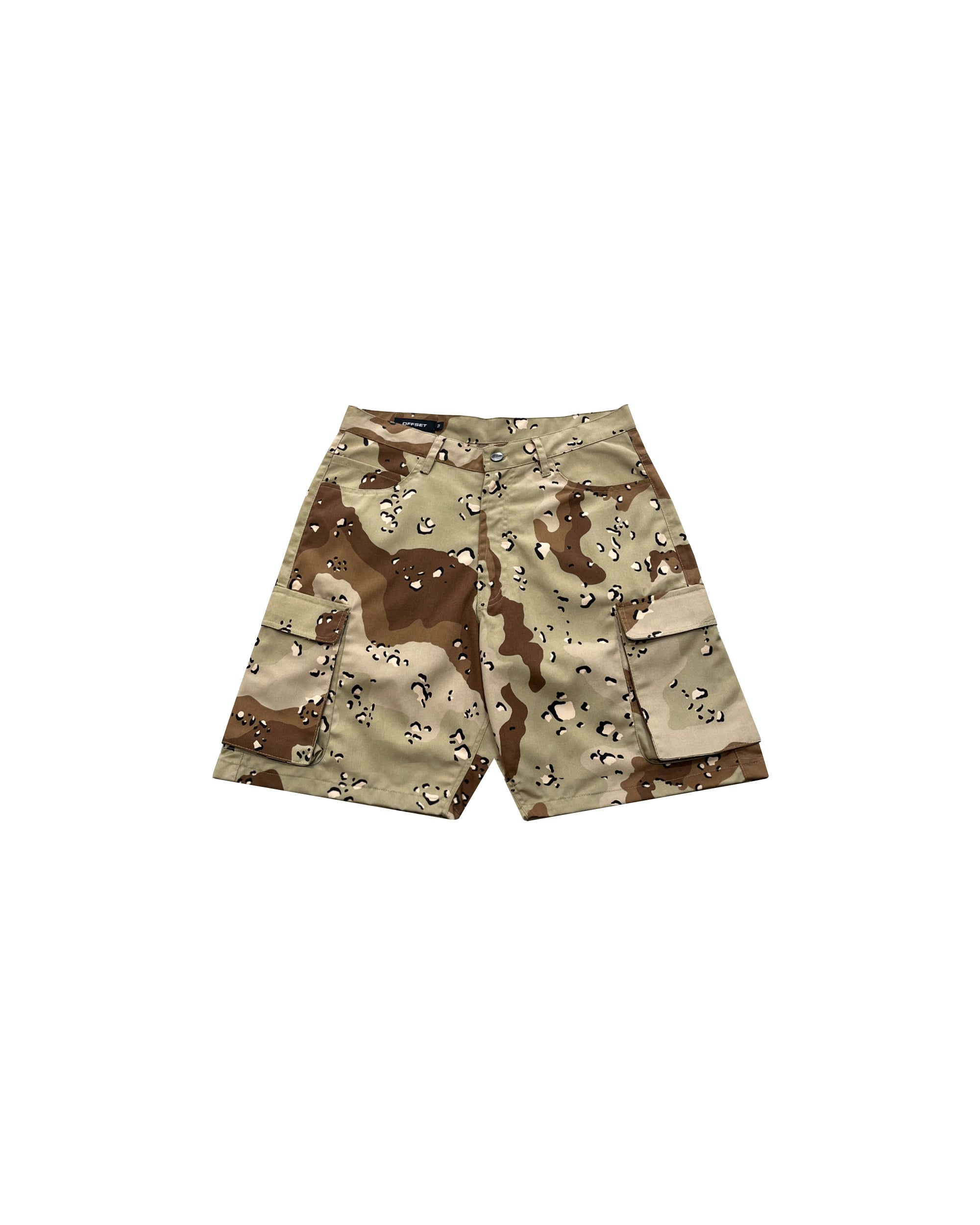 Loose Cargo Shorts (Battle Camo)