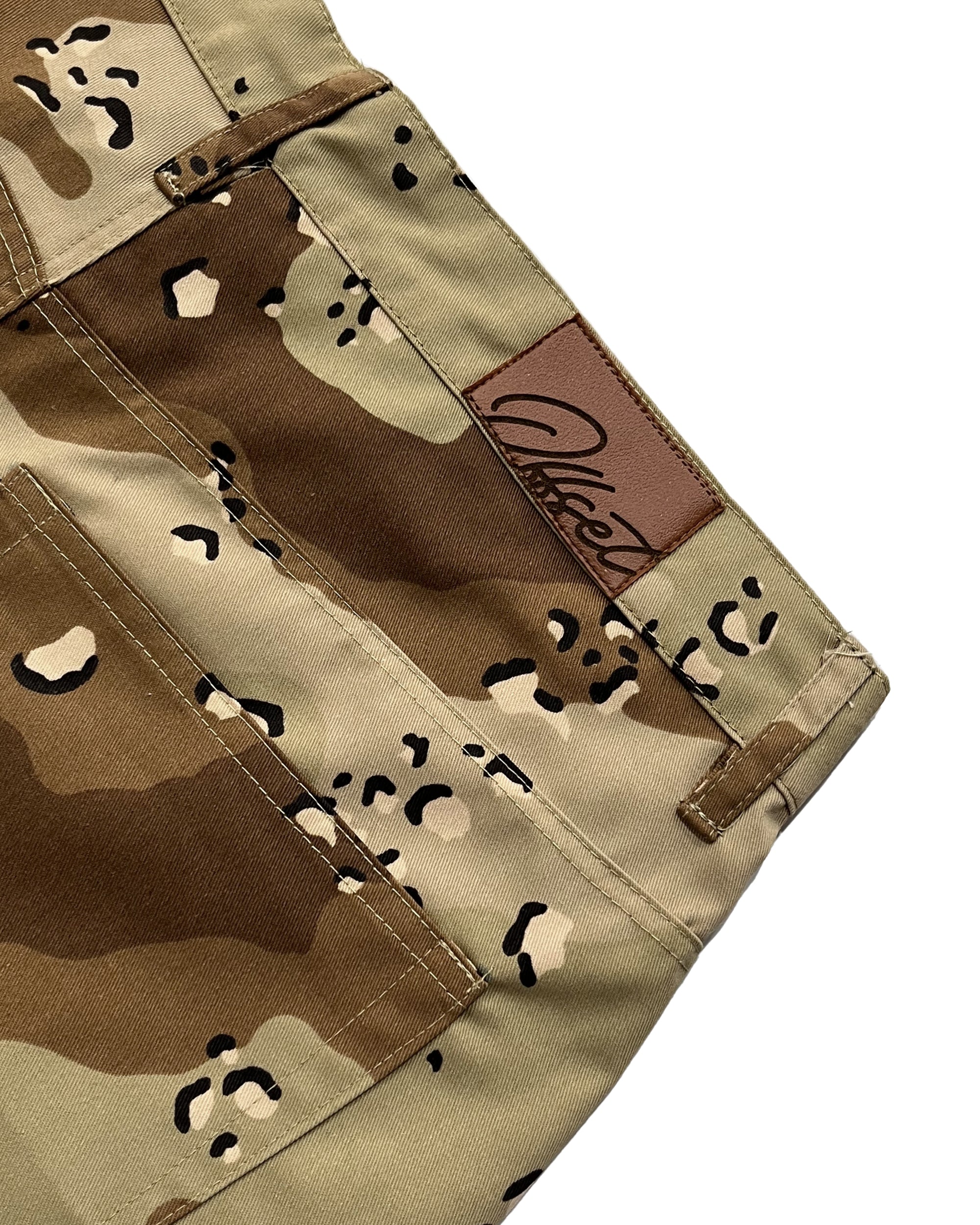 Loose Cargo Shorts (Battle Camo)