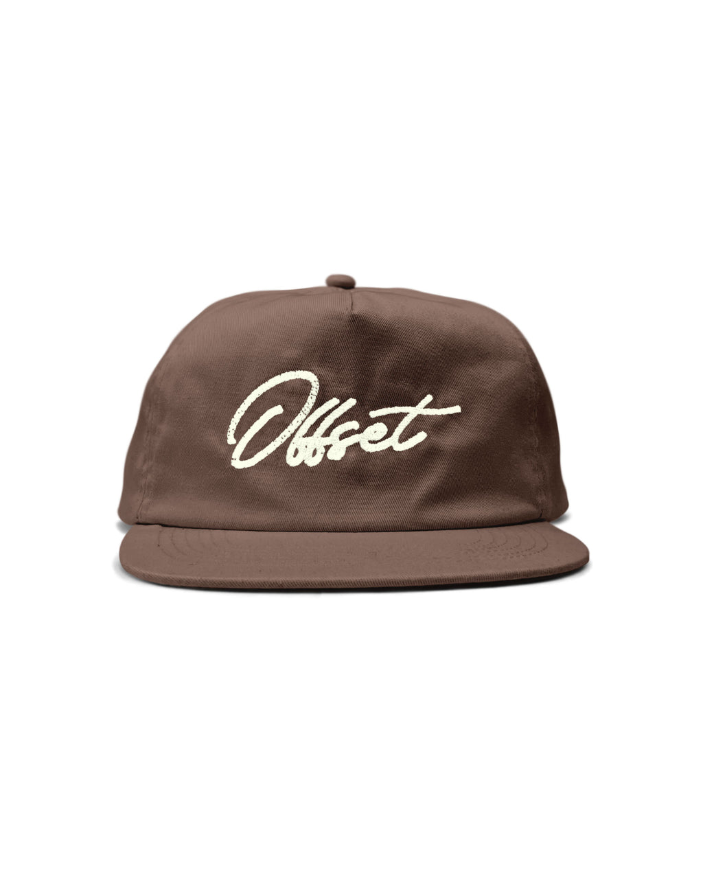 Rope Stitch Logo Unstructured Hat (Brown)