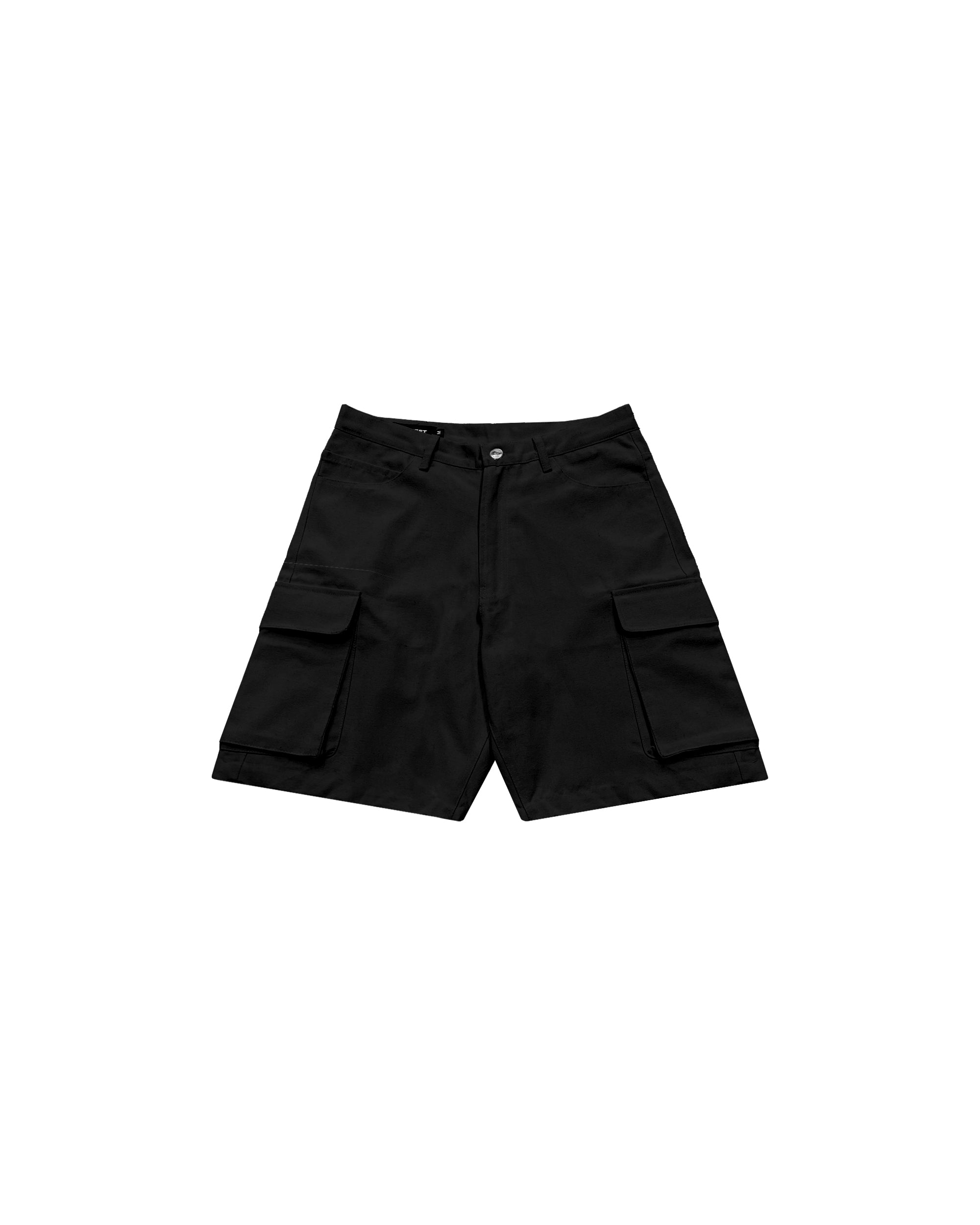 Cargo Canvas Shorts (Black)