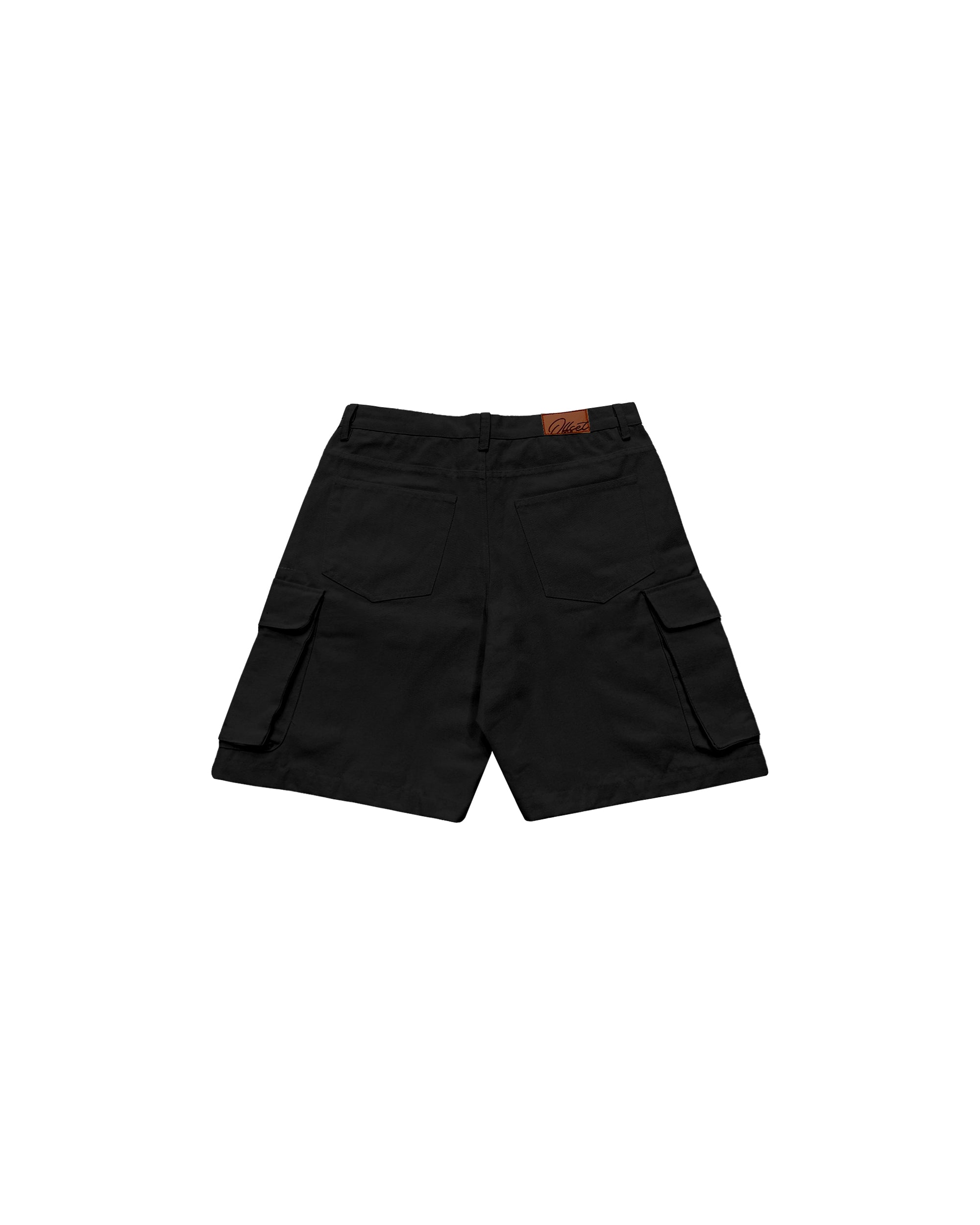 Cargo Canvas Shorts (Black)