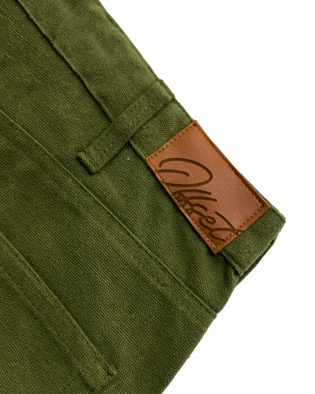 Cargo Canvas Shorts (Green)