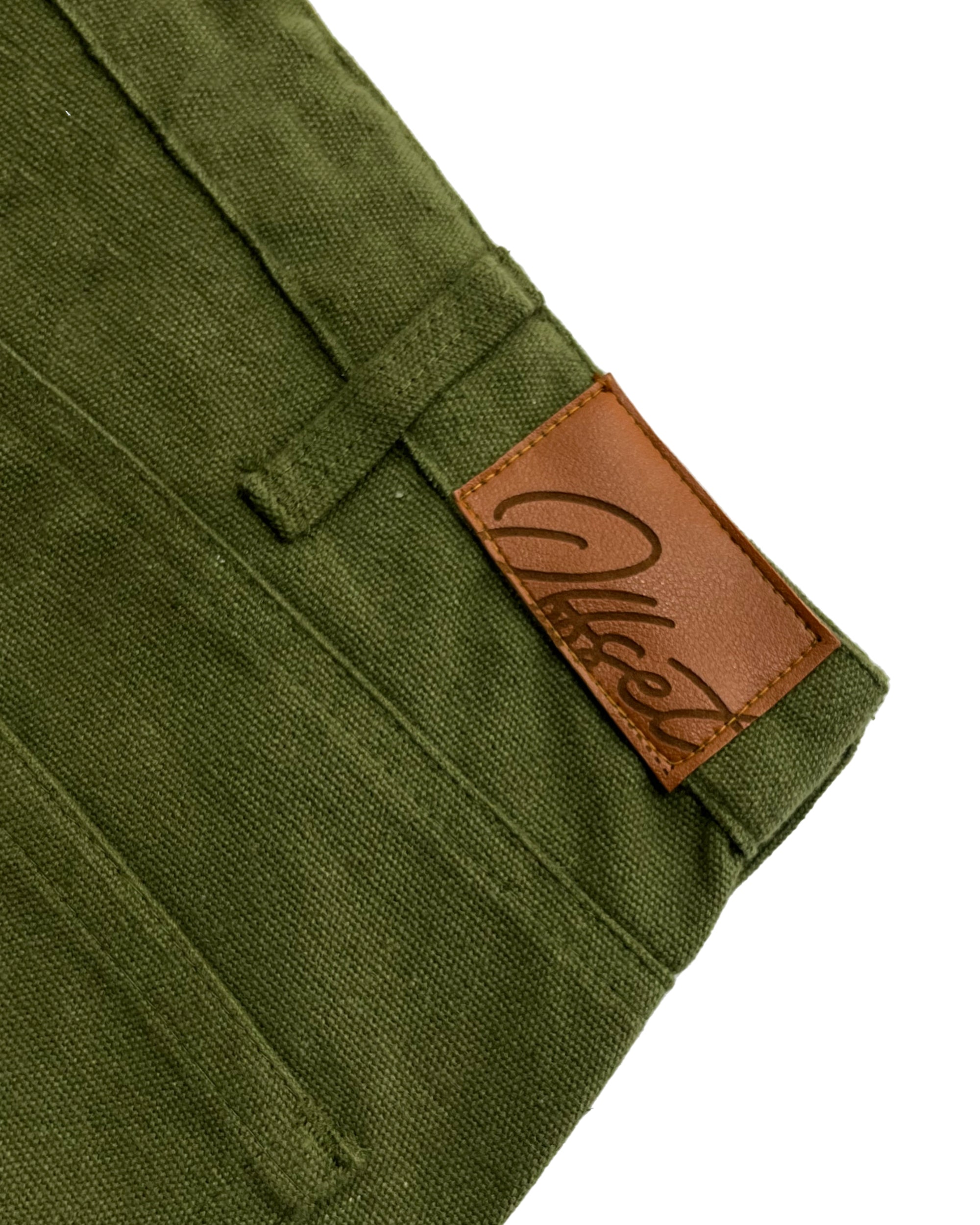 Cargo Canvas Shorts (Green)