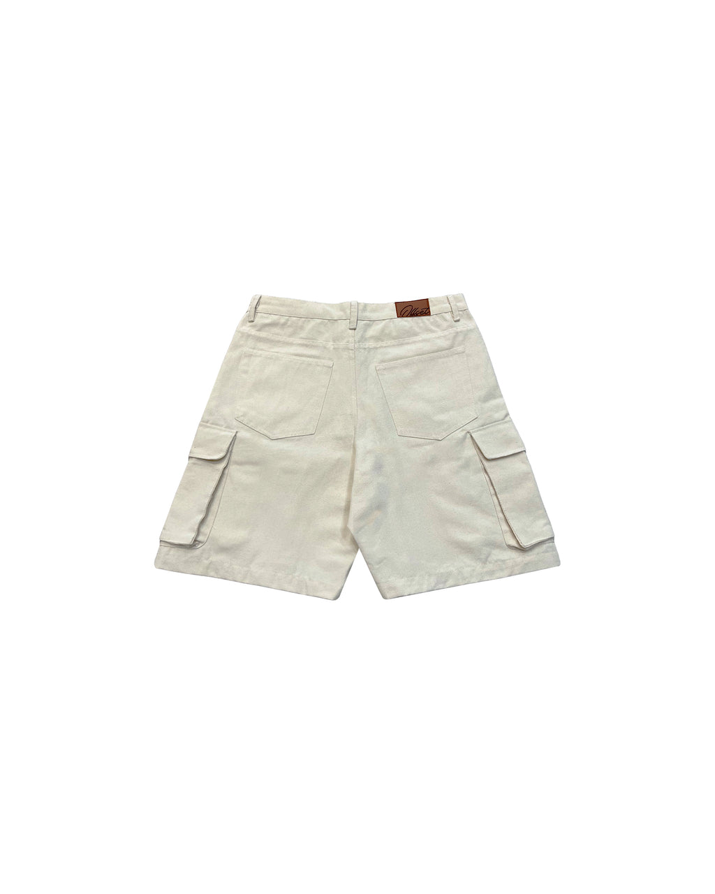 Cargo Canvas Shorts (Off White)