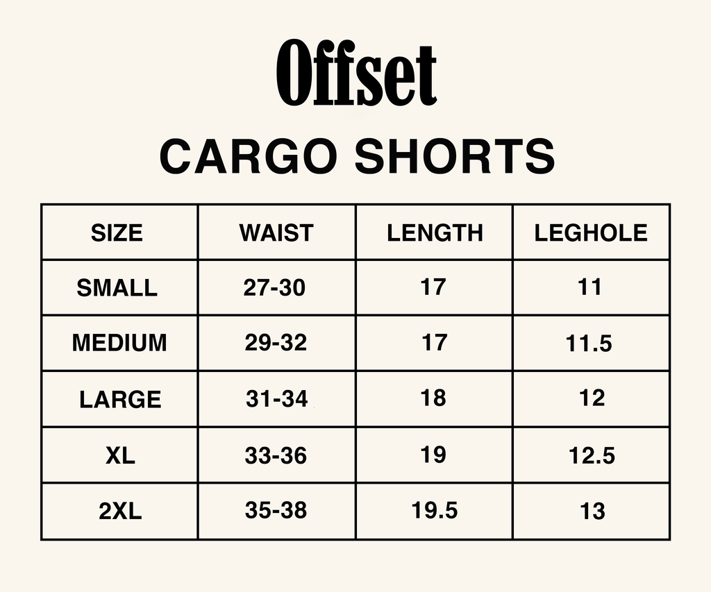 Letter Straight Cut Shorts (Fatigue)