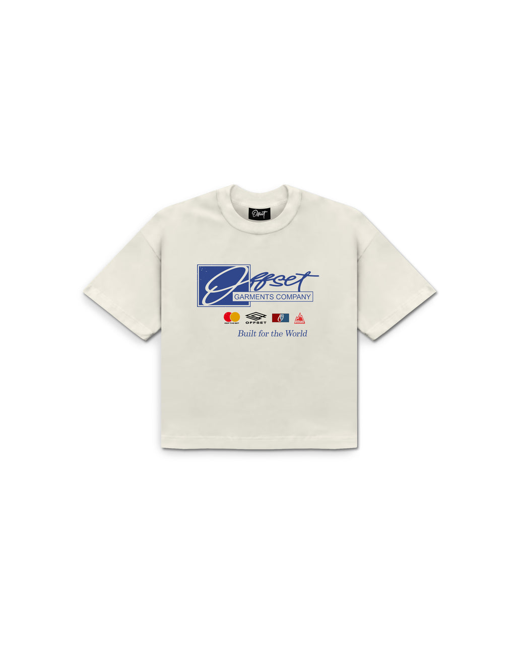 Company Cropped Tee (Off White)