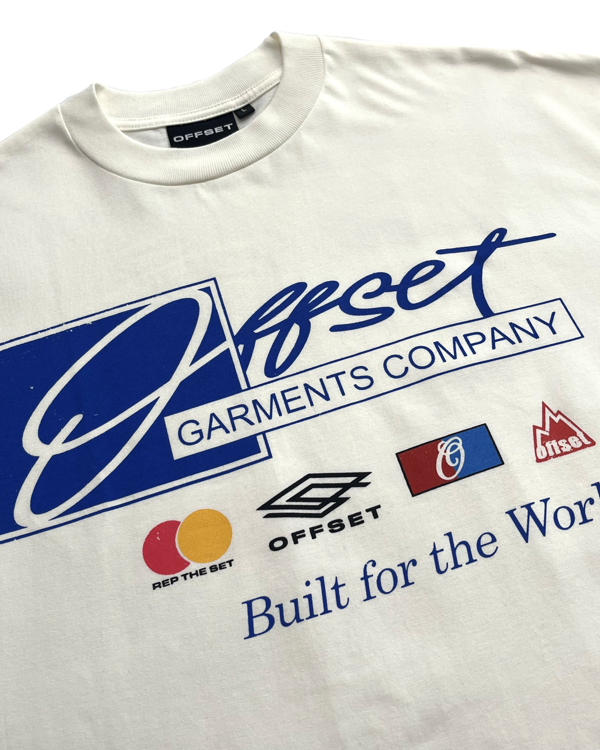 Company Cropped Tee (Off White)