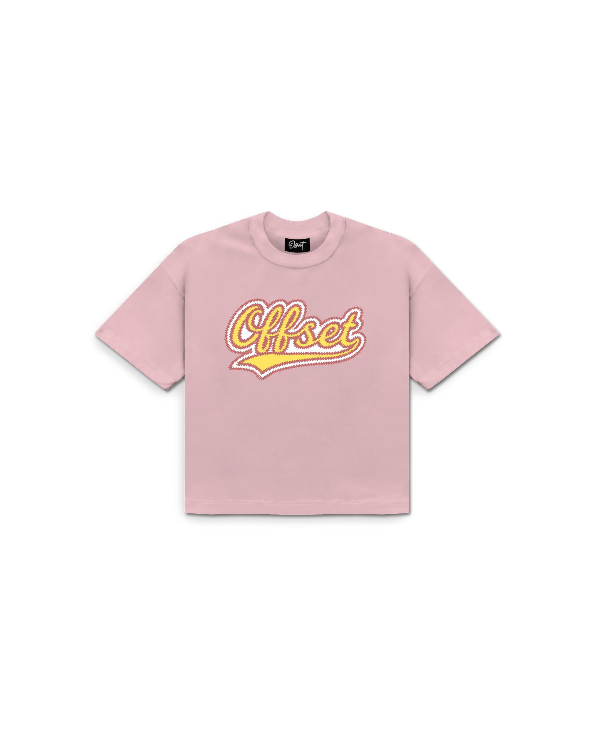 Cotton Candy Cropped Tee (Pink)
