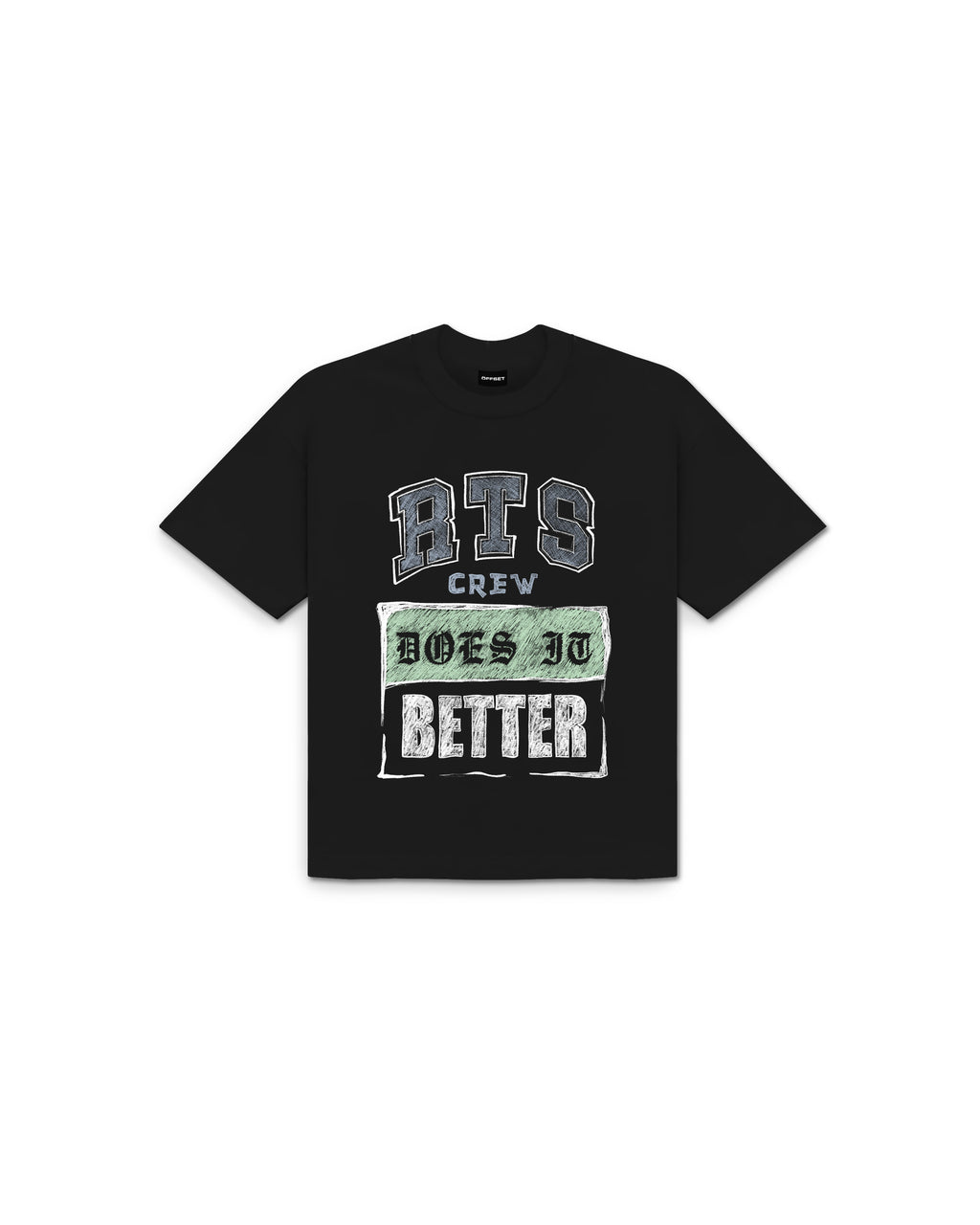 Crayon Tee (Black)