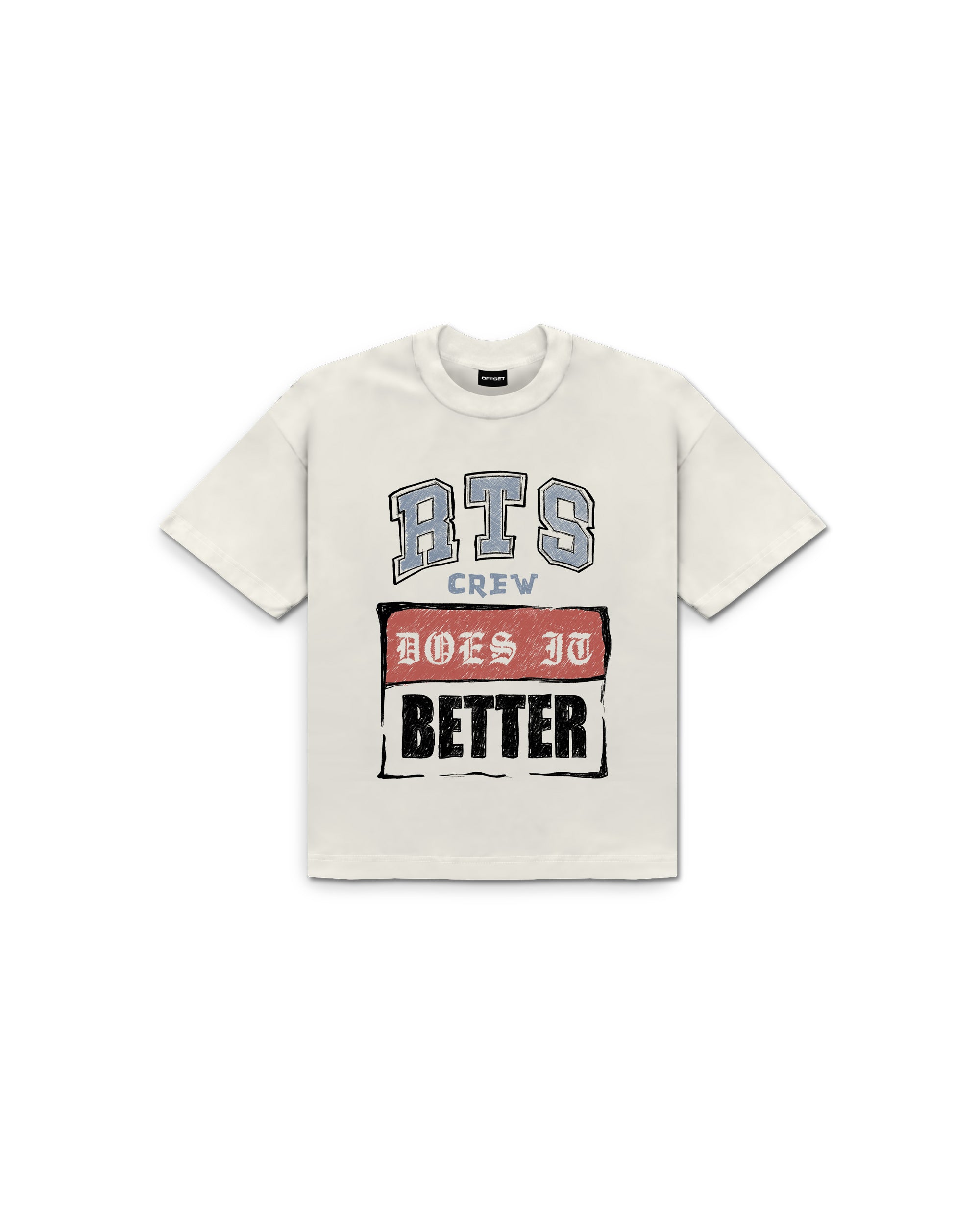 Crayon Tee (Off White)