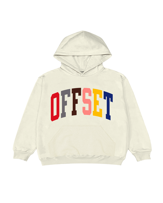 Multicolor Hoodie (Cream)