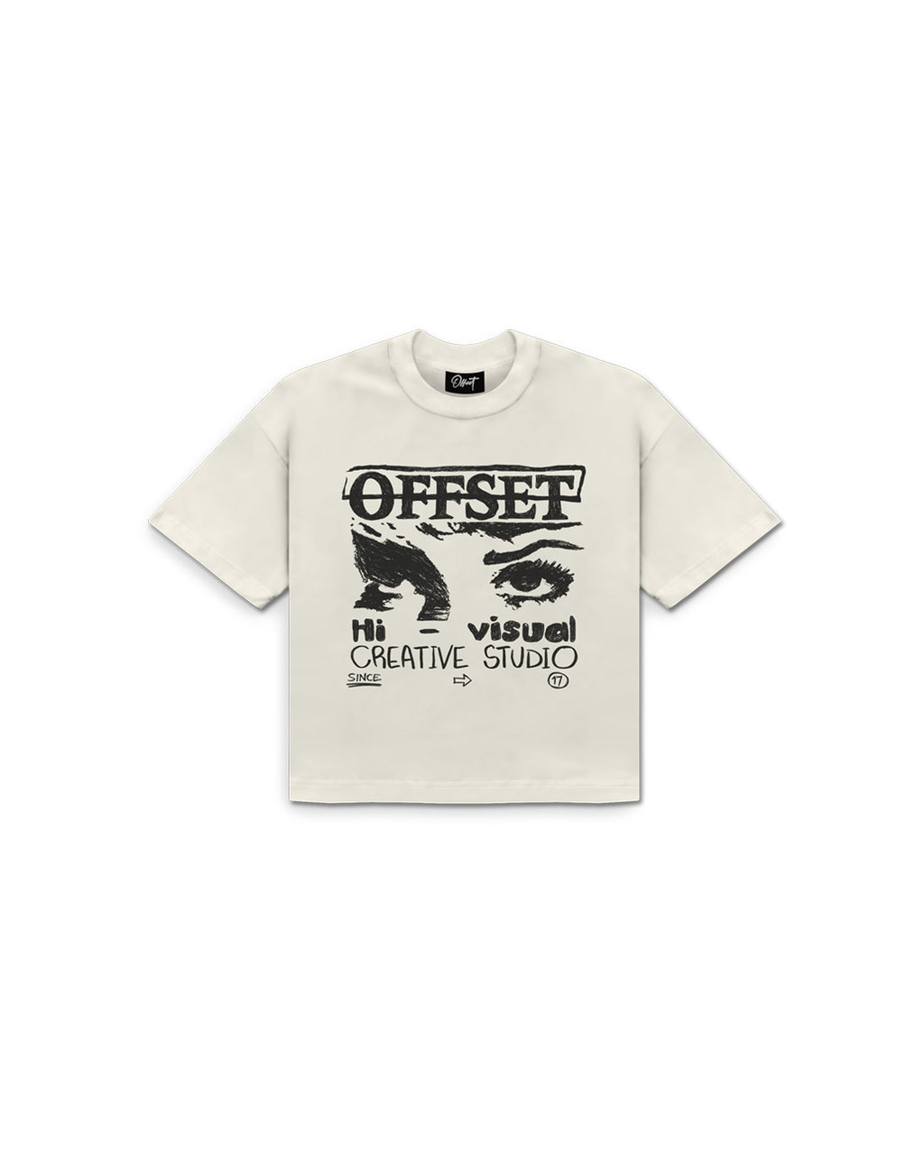 Creative Studio Cropped Tee (Off White)