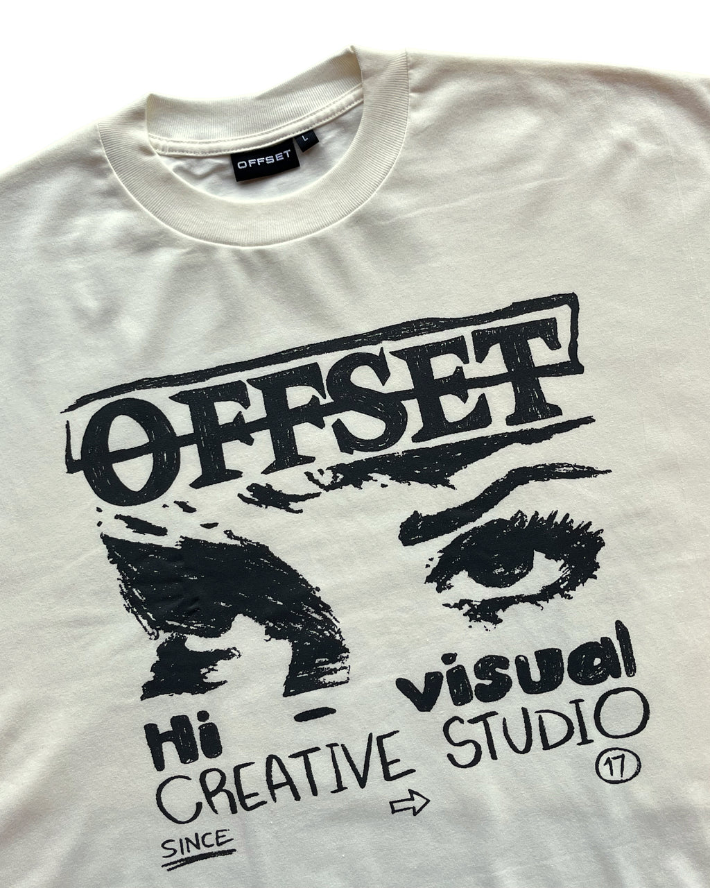 Creative Studio Cropped Tee (Off White)