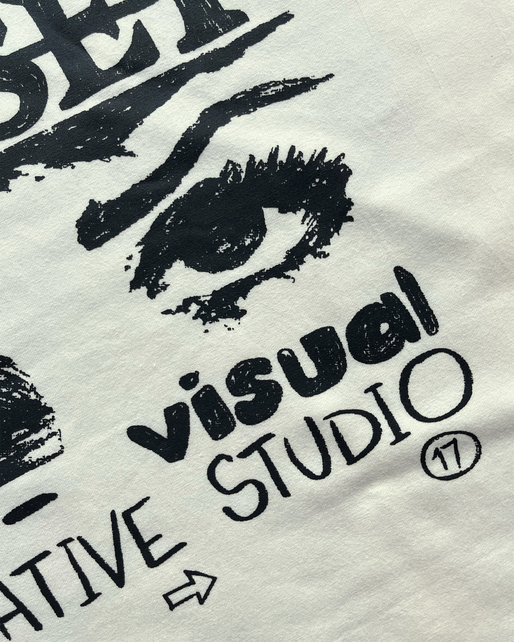 Creative Studio Cropped Tee (Off White)