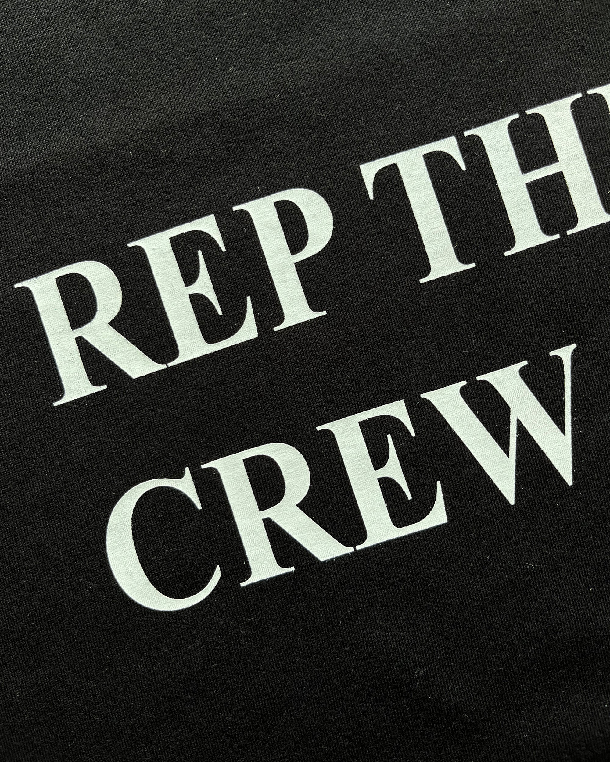 Crew Cropped Tee (Black)