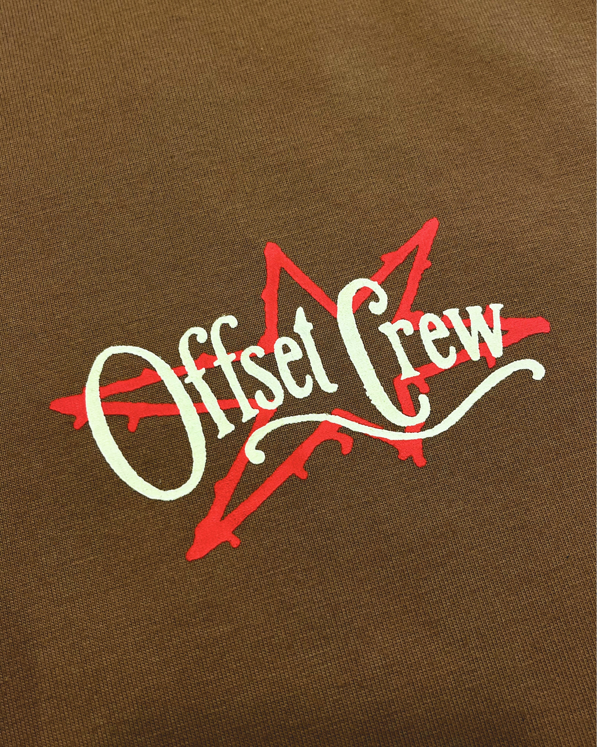 Crew Cropped Tee (Soft Brown)