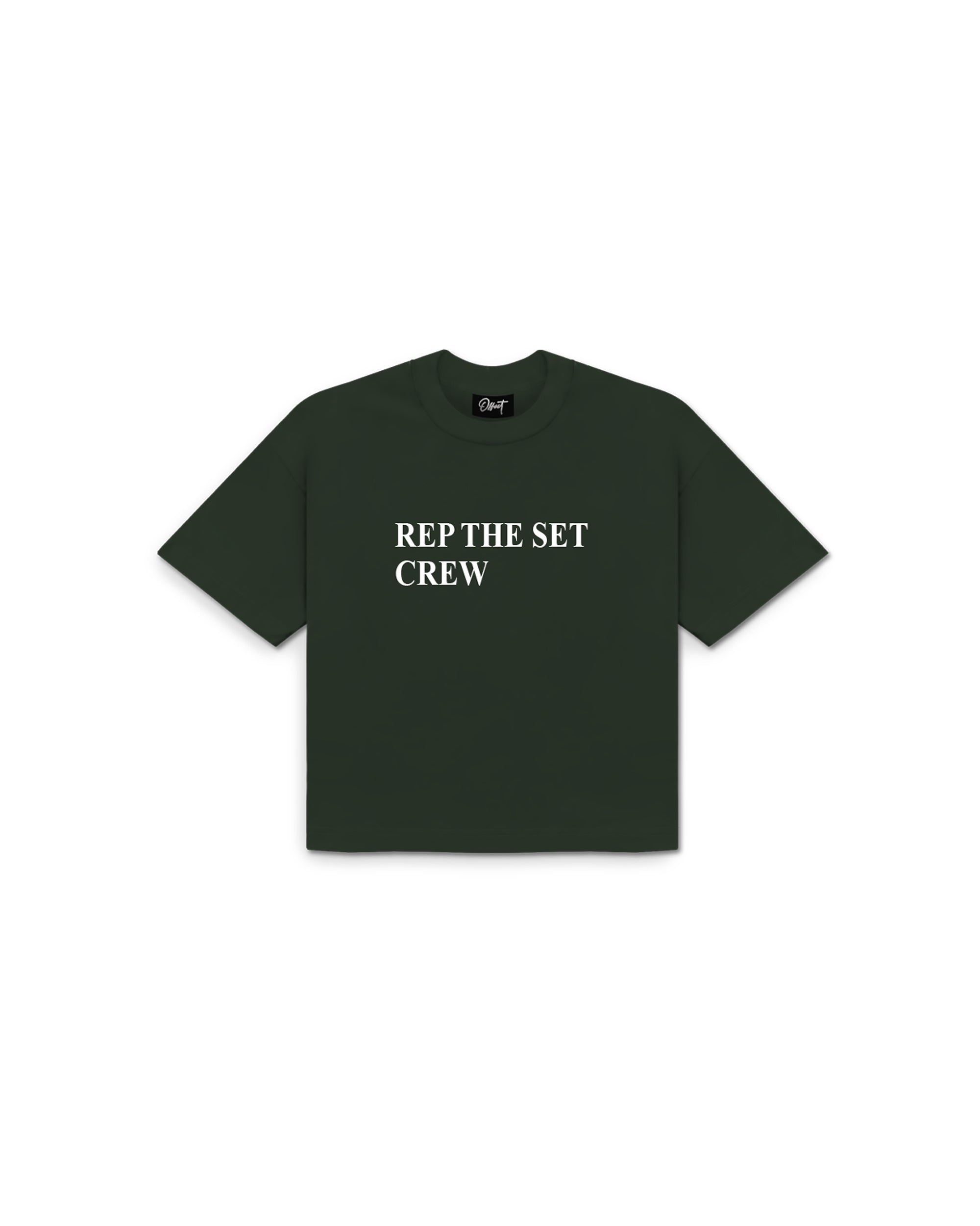 Crew Cropped Tee (Green)