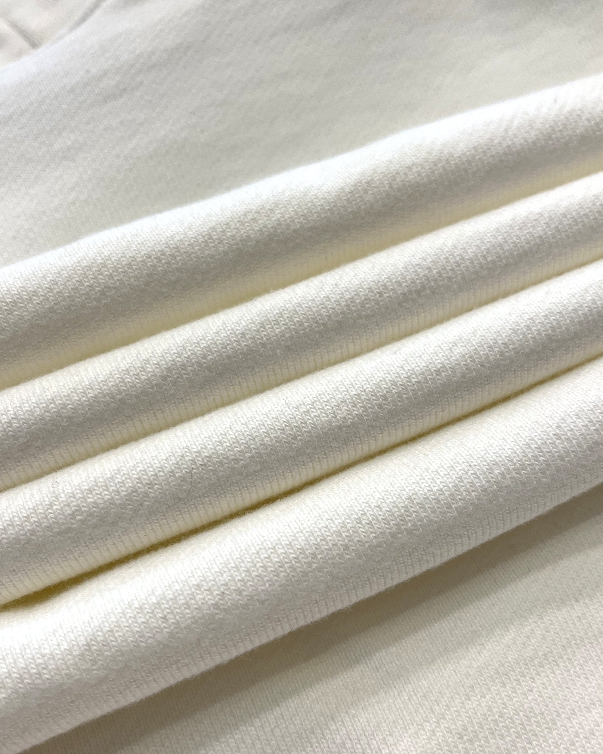 Crew Cropped Hoodie (Off White)