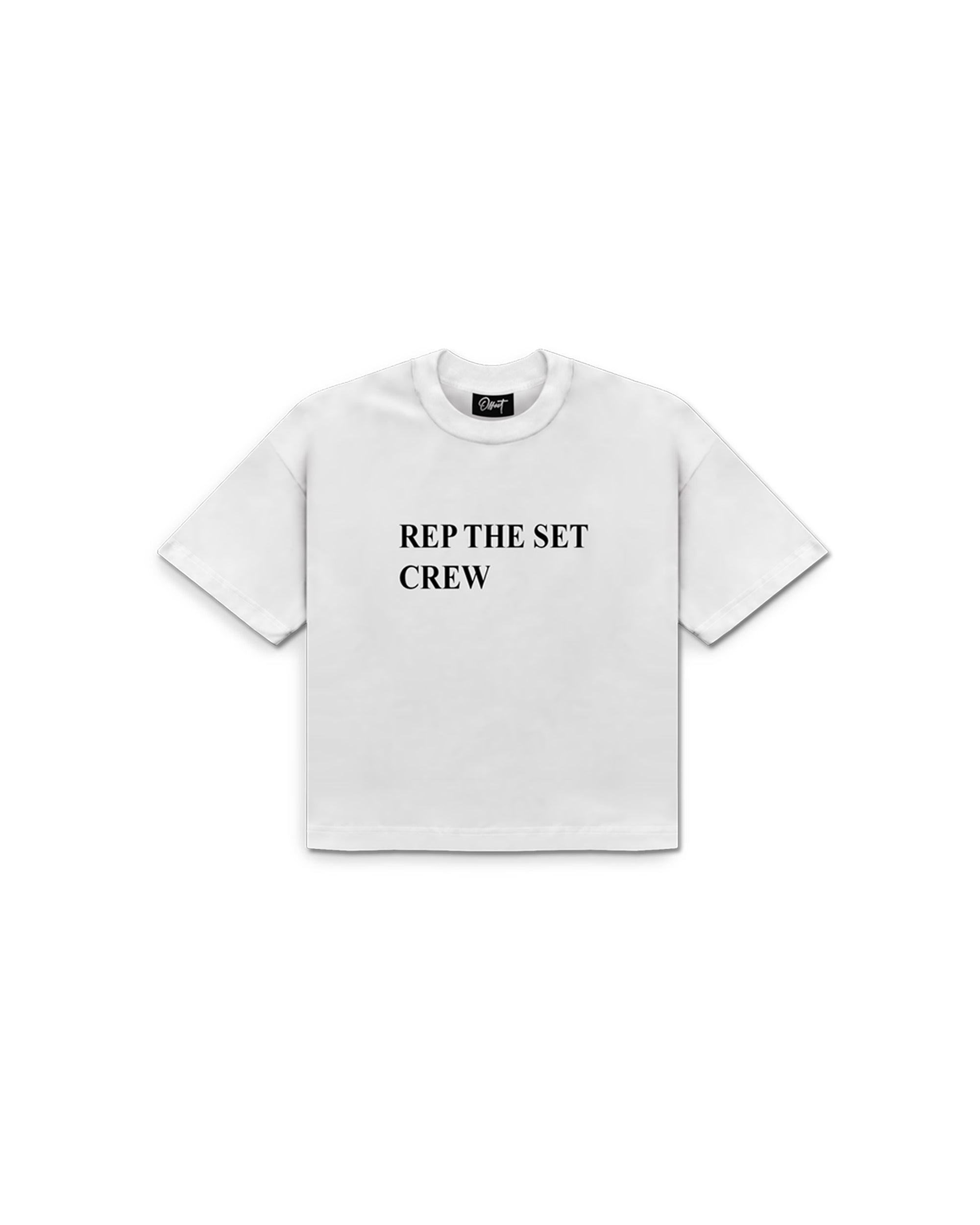 Crew Cropped Tee (White)