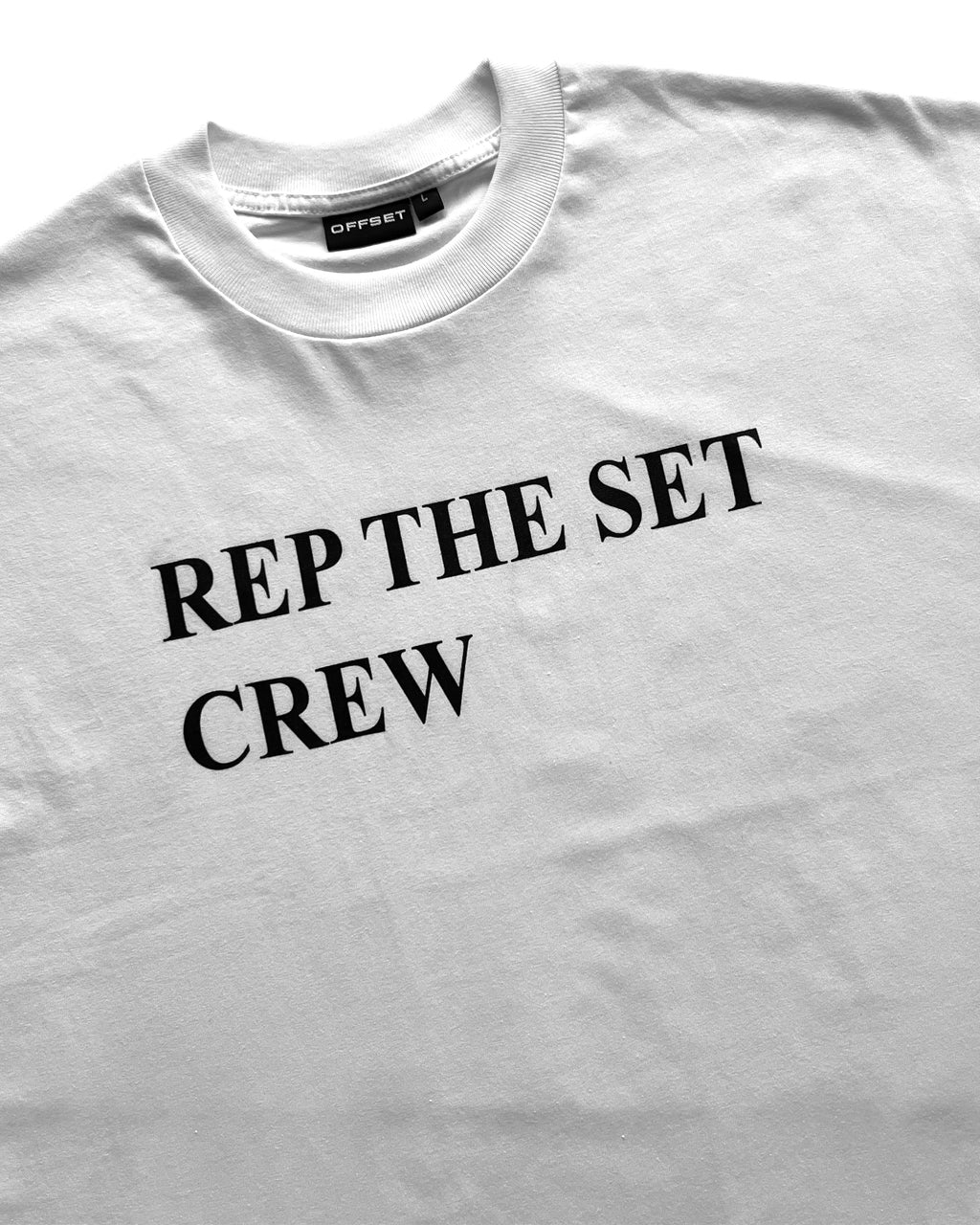 Crew Cropped Tee (White)