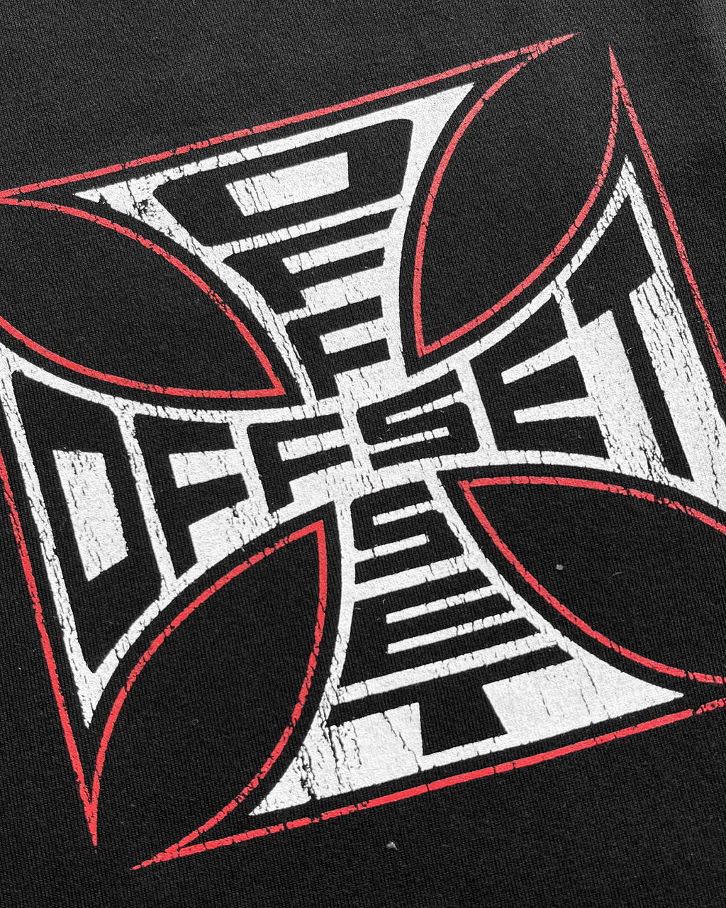 Cross Raglan Longsleeves (Black)