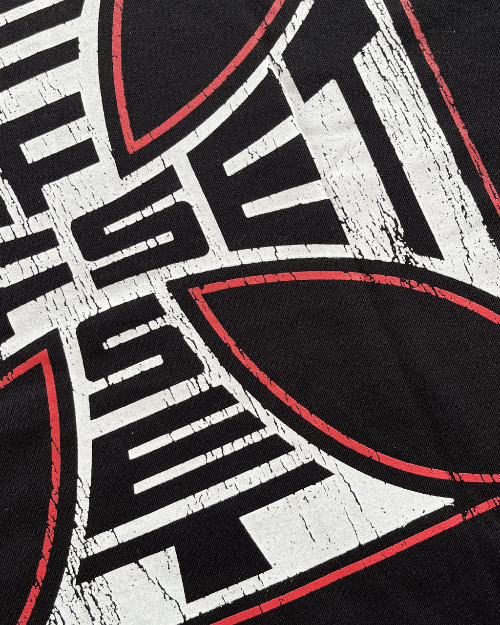 Cross Raglan Longsleeves (Black)