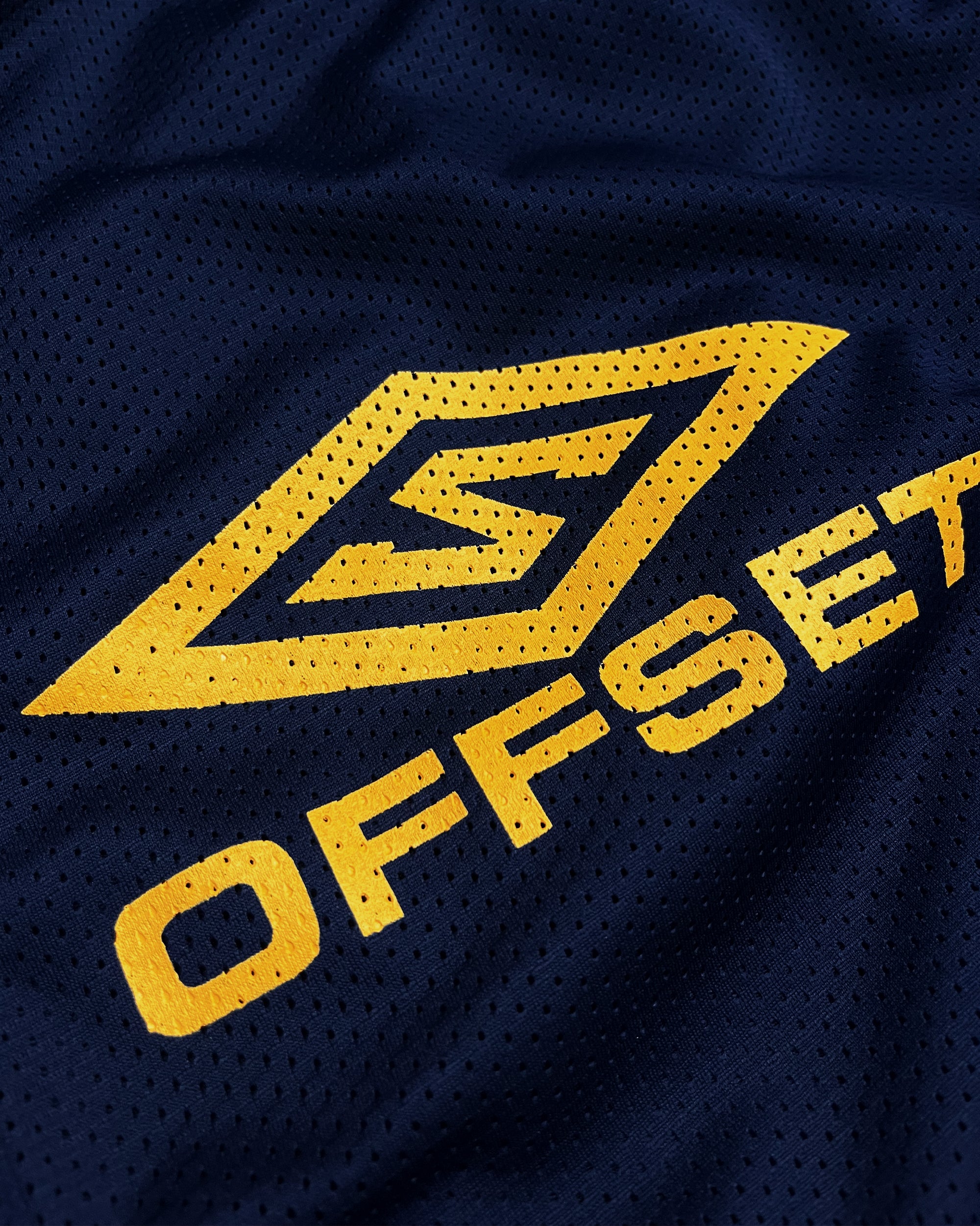 Cube Mesh Shorts (Navy Blue)