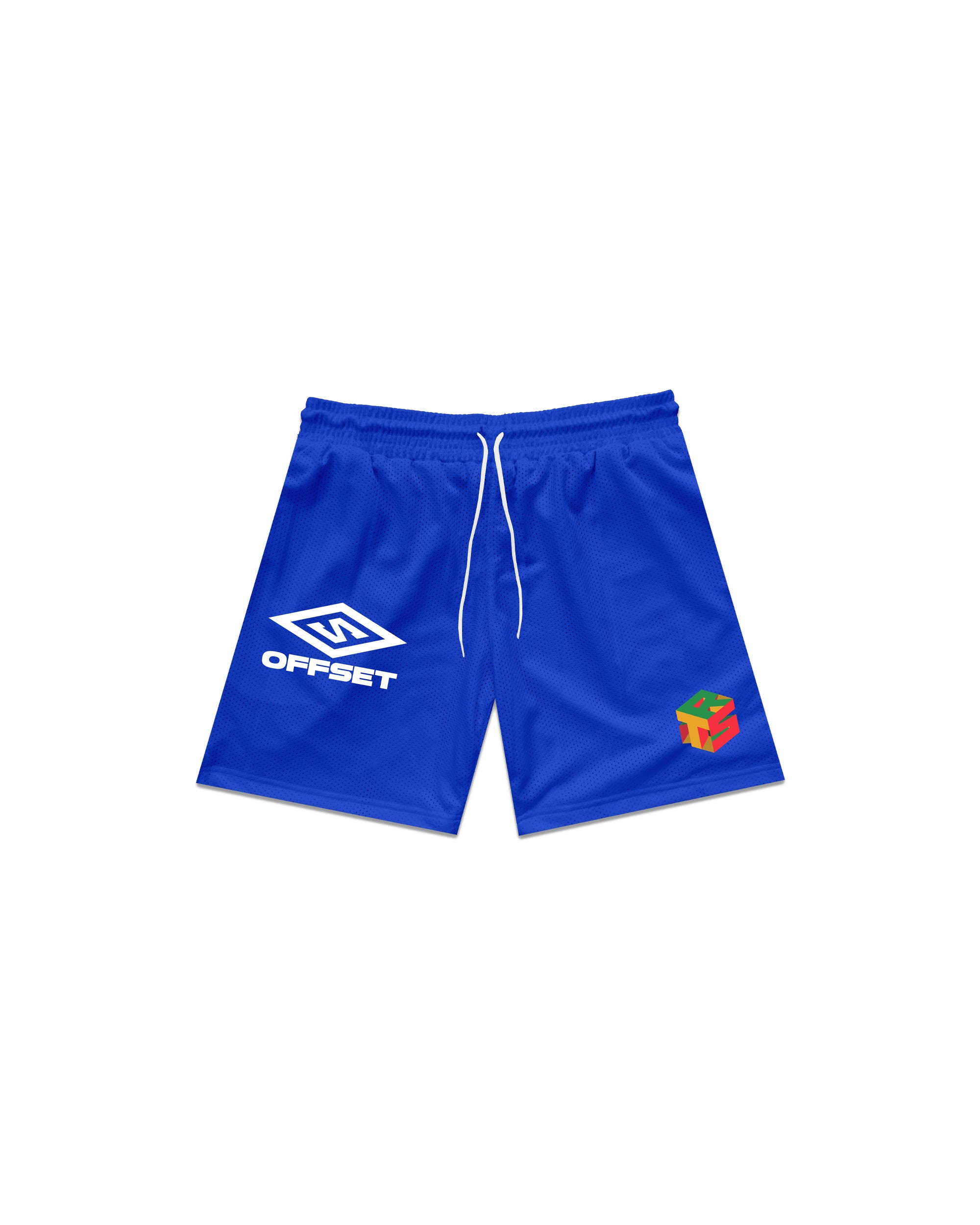 Cube Mesh Shorts (Royal Blue)