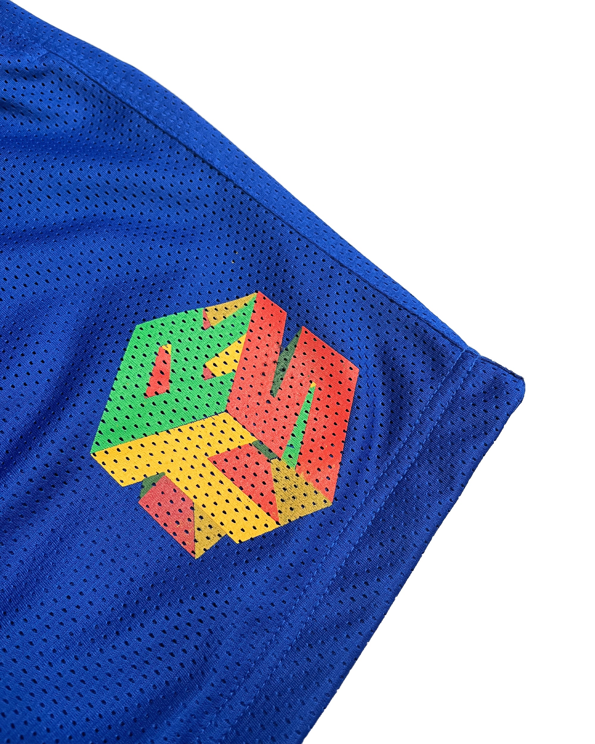 Cube Mesh Shorts (Royal Blue)