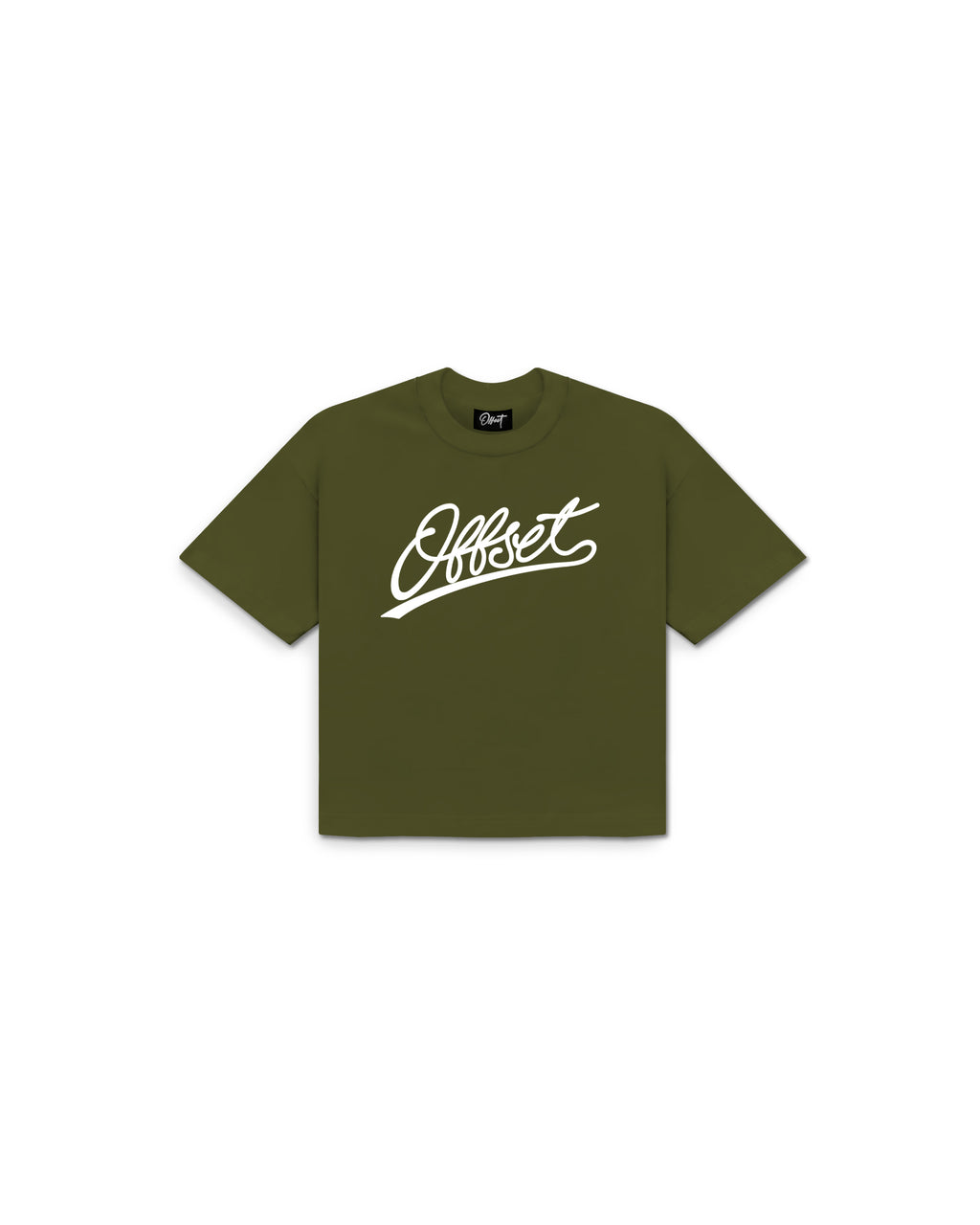 Cursive Kids Basic Tee (Fatigue)