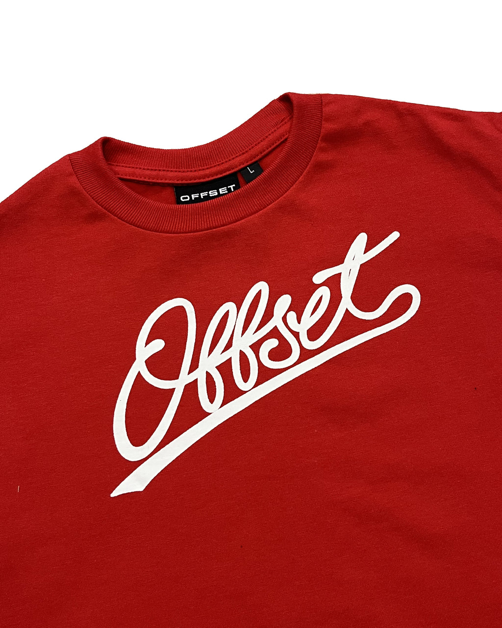 Cursive Kids Basic Tee (Red)