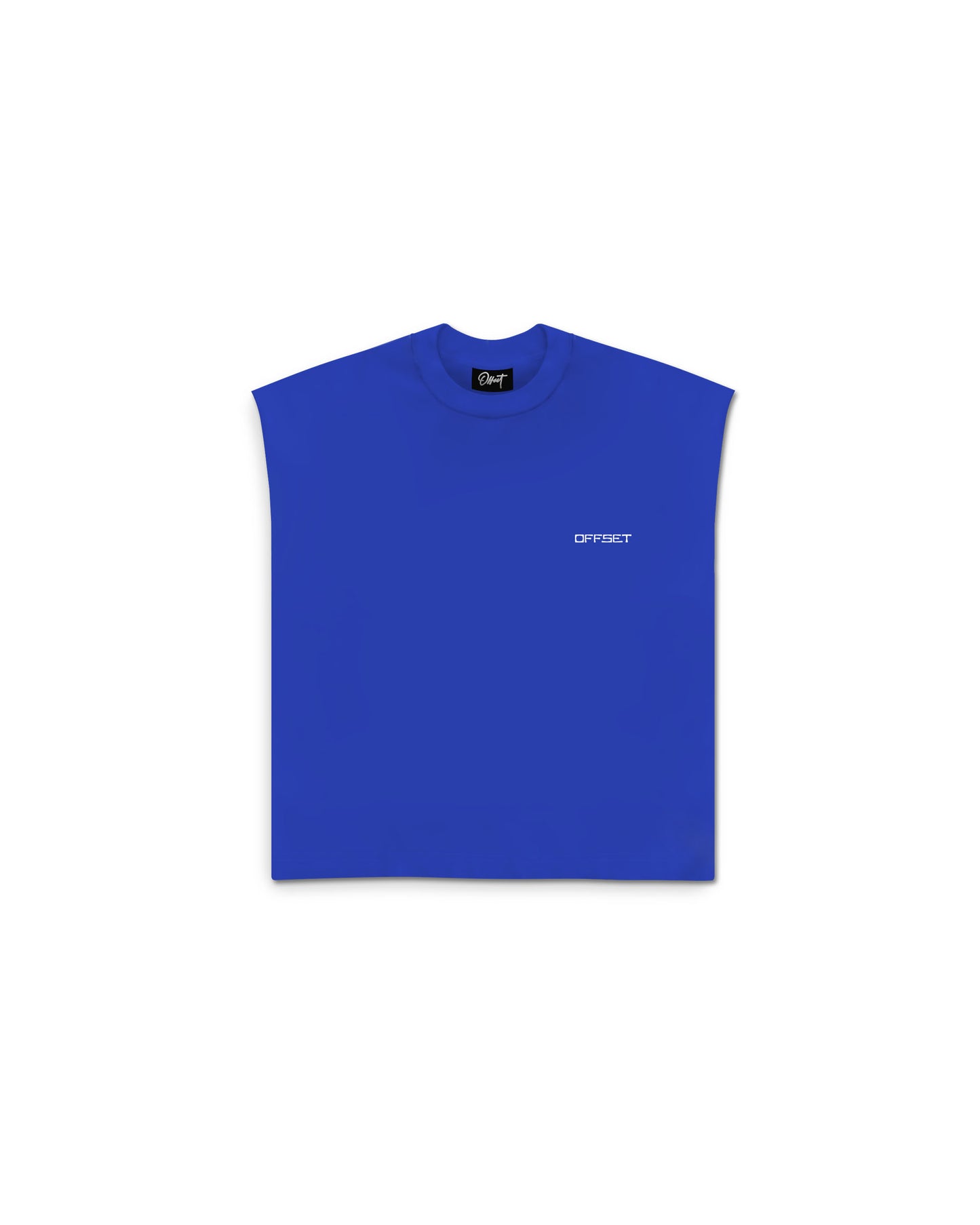 Tribe Logo Cut Sleeve Top (Royal Blue)