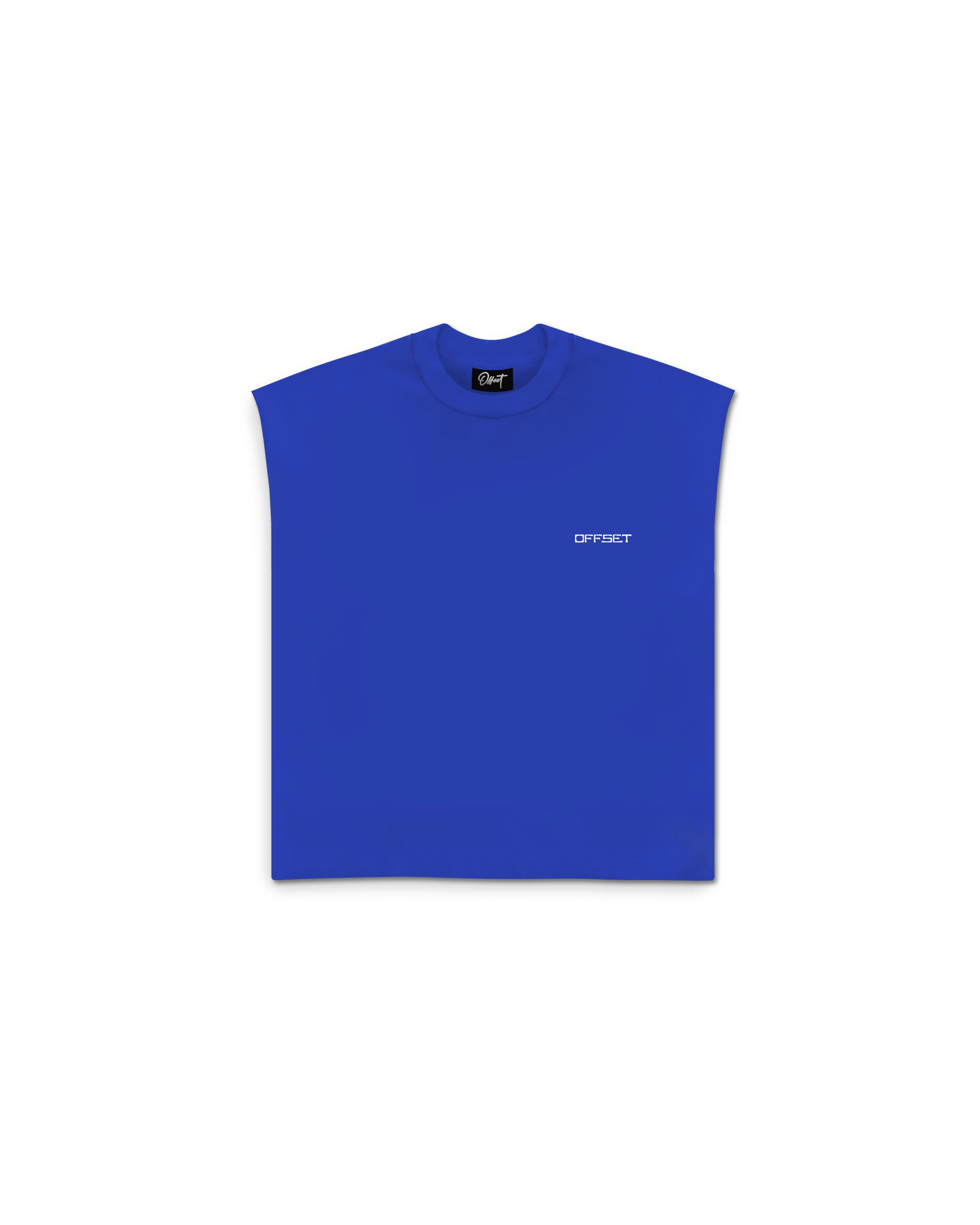 Tribe Logo Cut Sleeve Top (Royal Blue)
