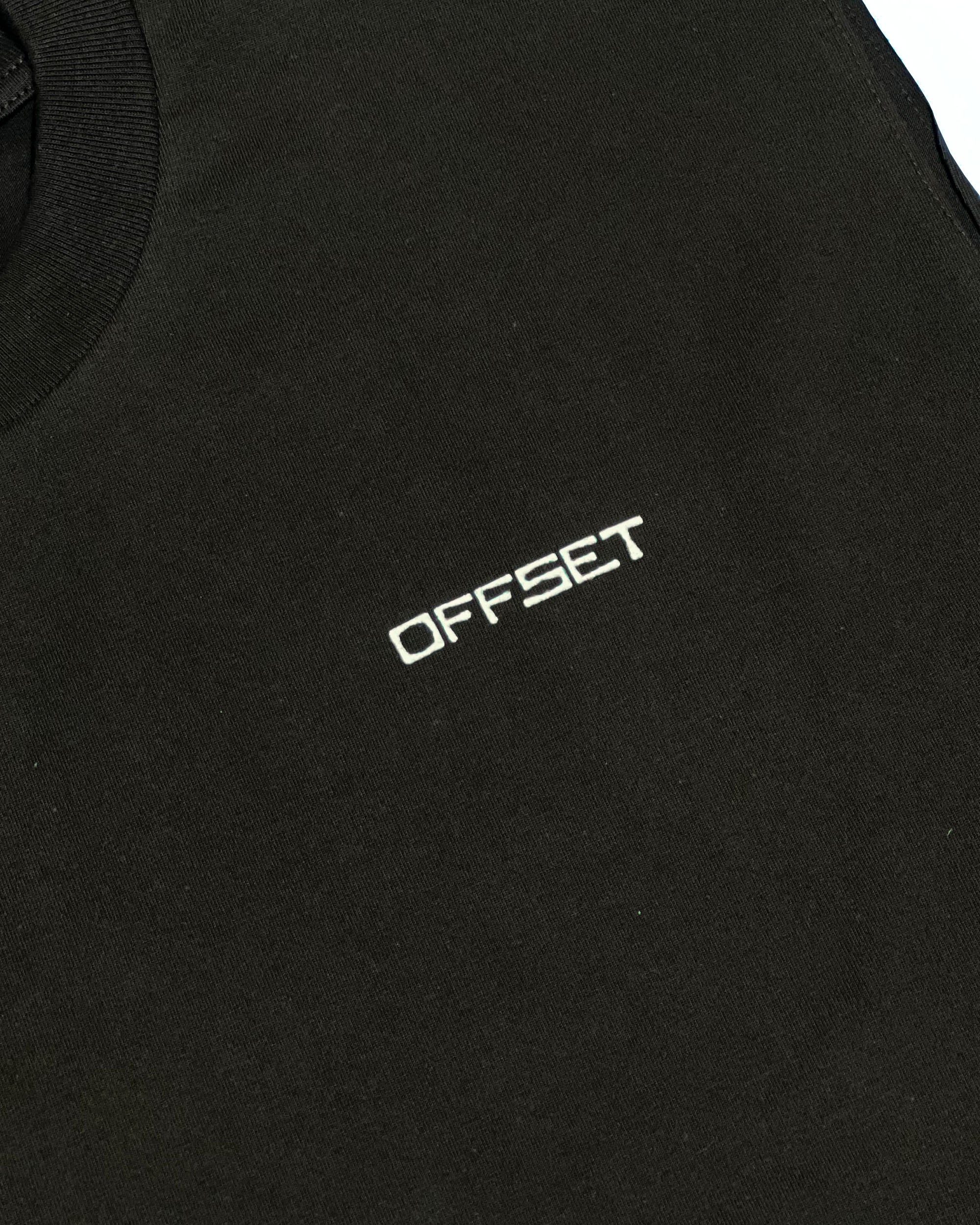 Tribe Logo Cut Sleeve Top (Dark Brown)
