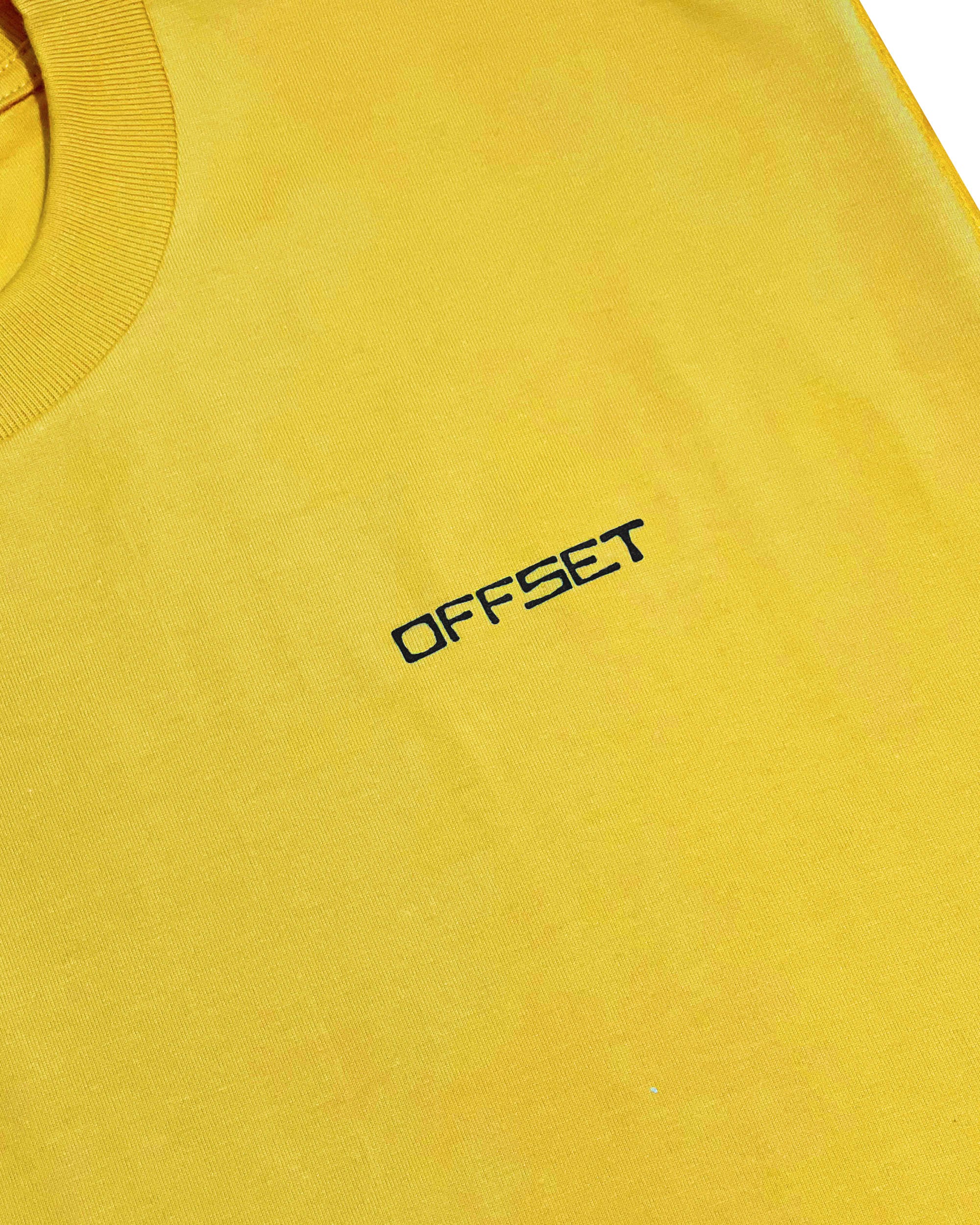 Tribe Logo Cut Sleeve Top (Mustard)