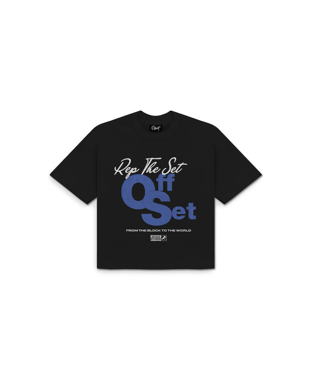 Visual Obsession Cropped Tee (Black)