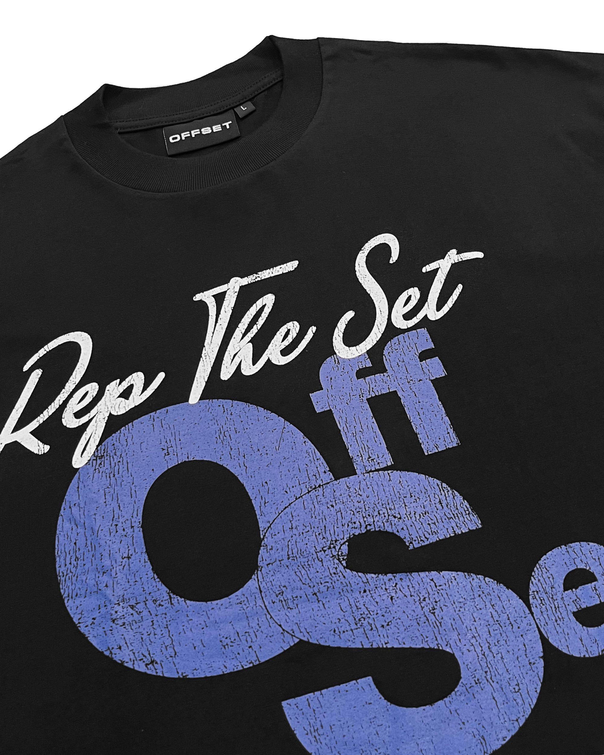 Visual Obsession Cropped Tee (Black)