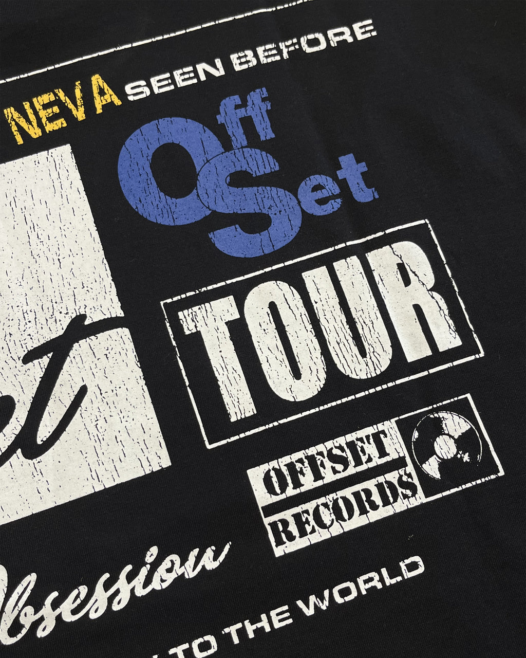 Visual Obsession Cropped Tee (Black)