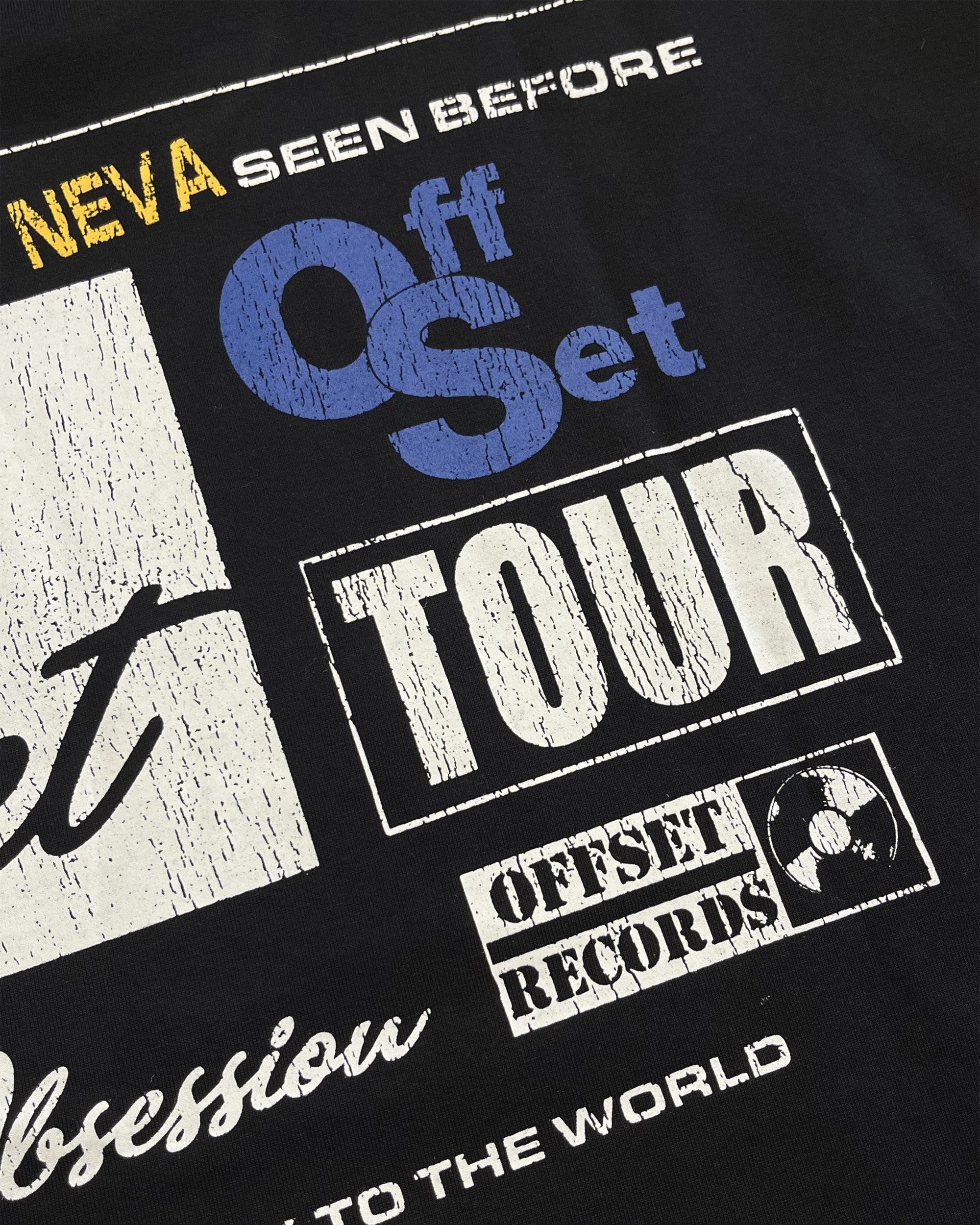 Visual Obsession Cropped Tee (Black)