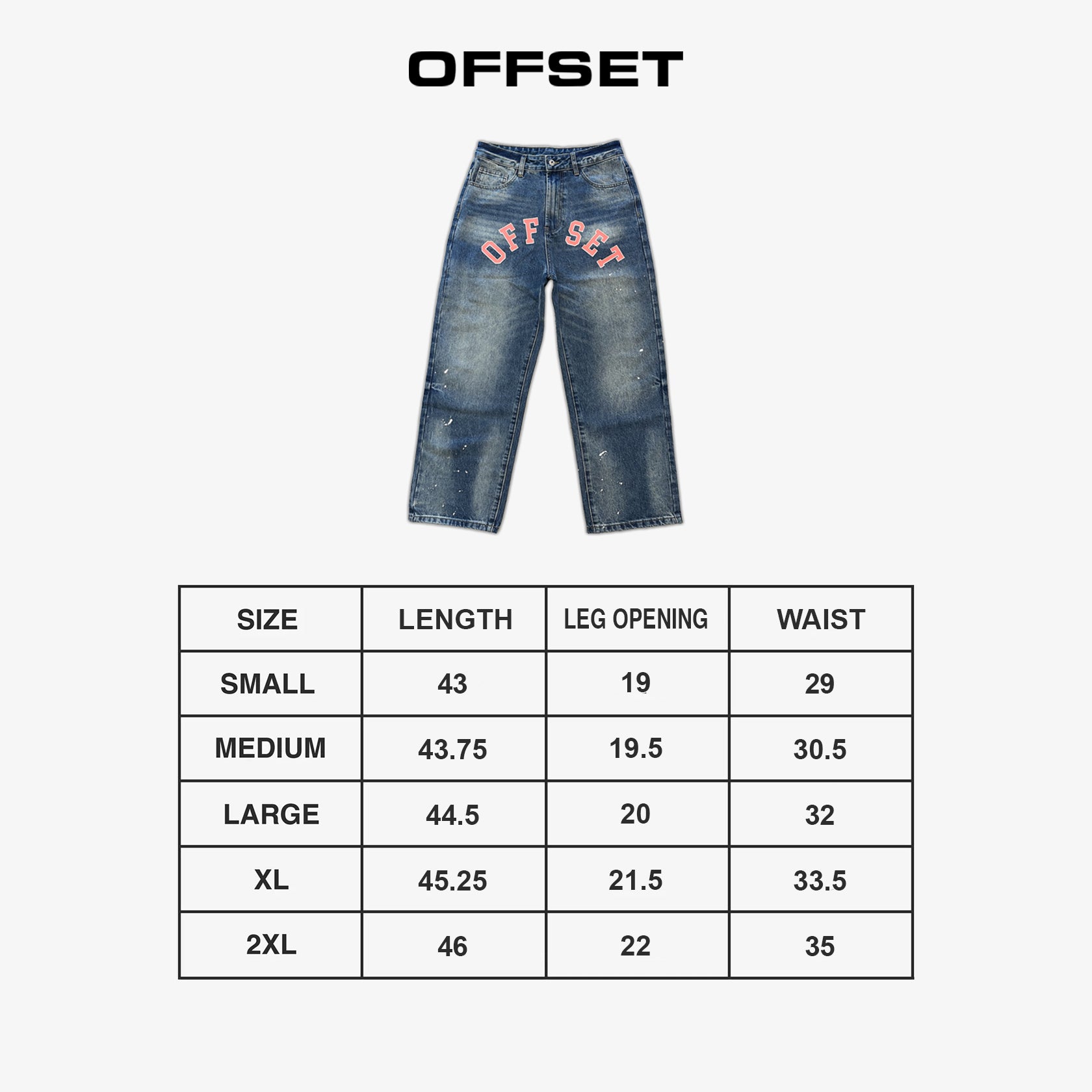 Painters Baggy Denim Pants (Blue)