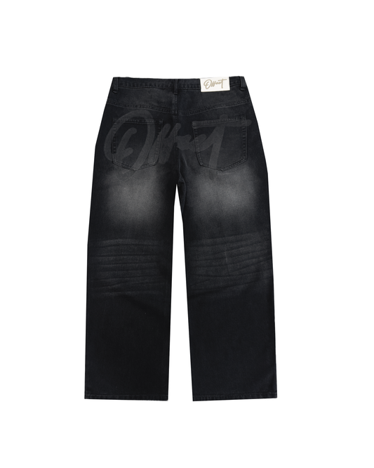 Signature Denim Pants (Vintage Washed Charcoal)